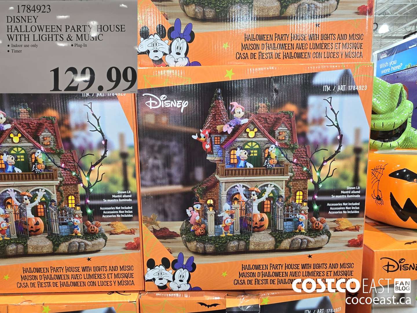 1784923 DISNEY HALLOWEEN PARTY HOUSE WITH LIGHTS & MUSIC $129.99
