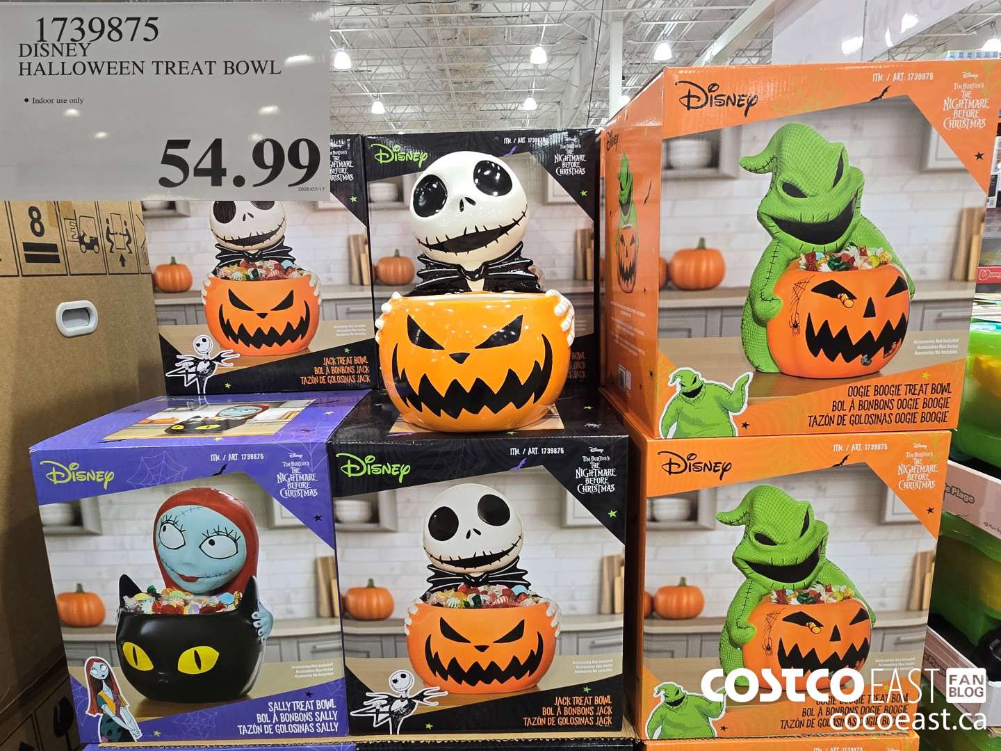 1739875 DISNEY HALLOWEEN TREAT BOWL $54.99