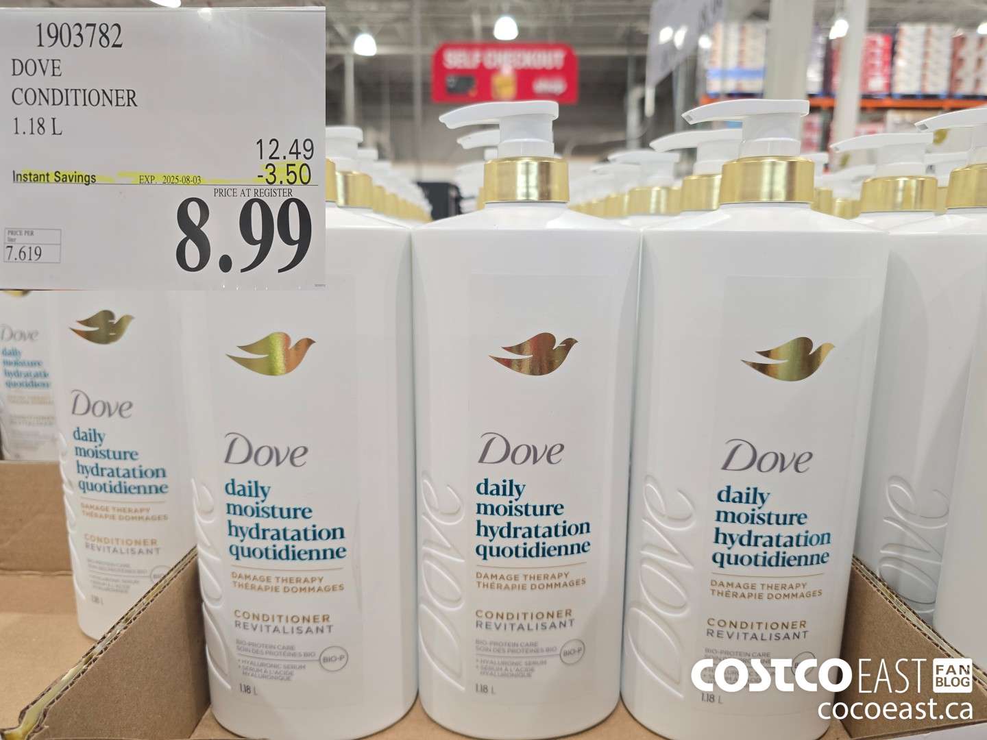 1903782 DOVE CONDITIONER 1.18 L ($3.50 INSTANT SAVINGS EXPIRES ON 2025-08-03) $8.99