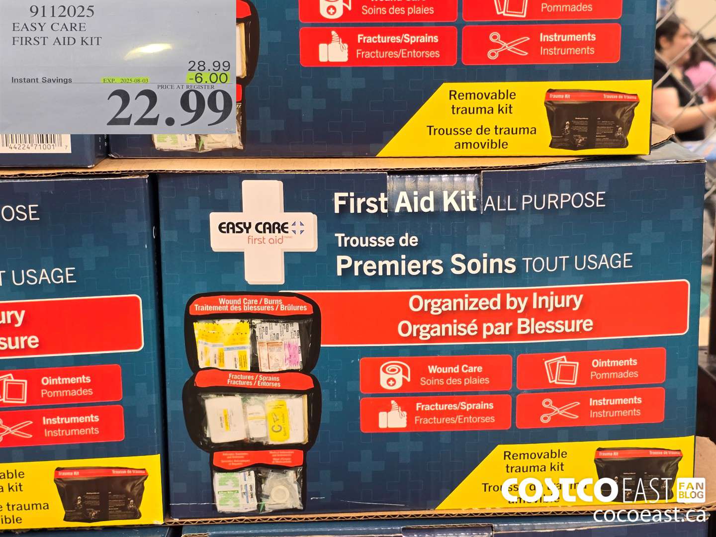 9112025 EASY CARE FIRST AID KIT ($6.00 INSTANT SAVINGS EXPIRES ON 2025-08-03) $22.99