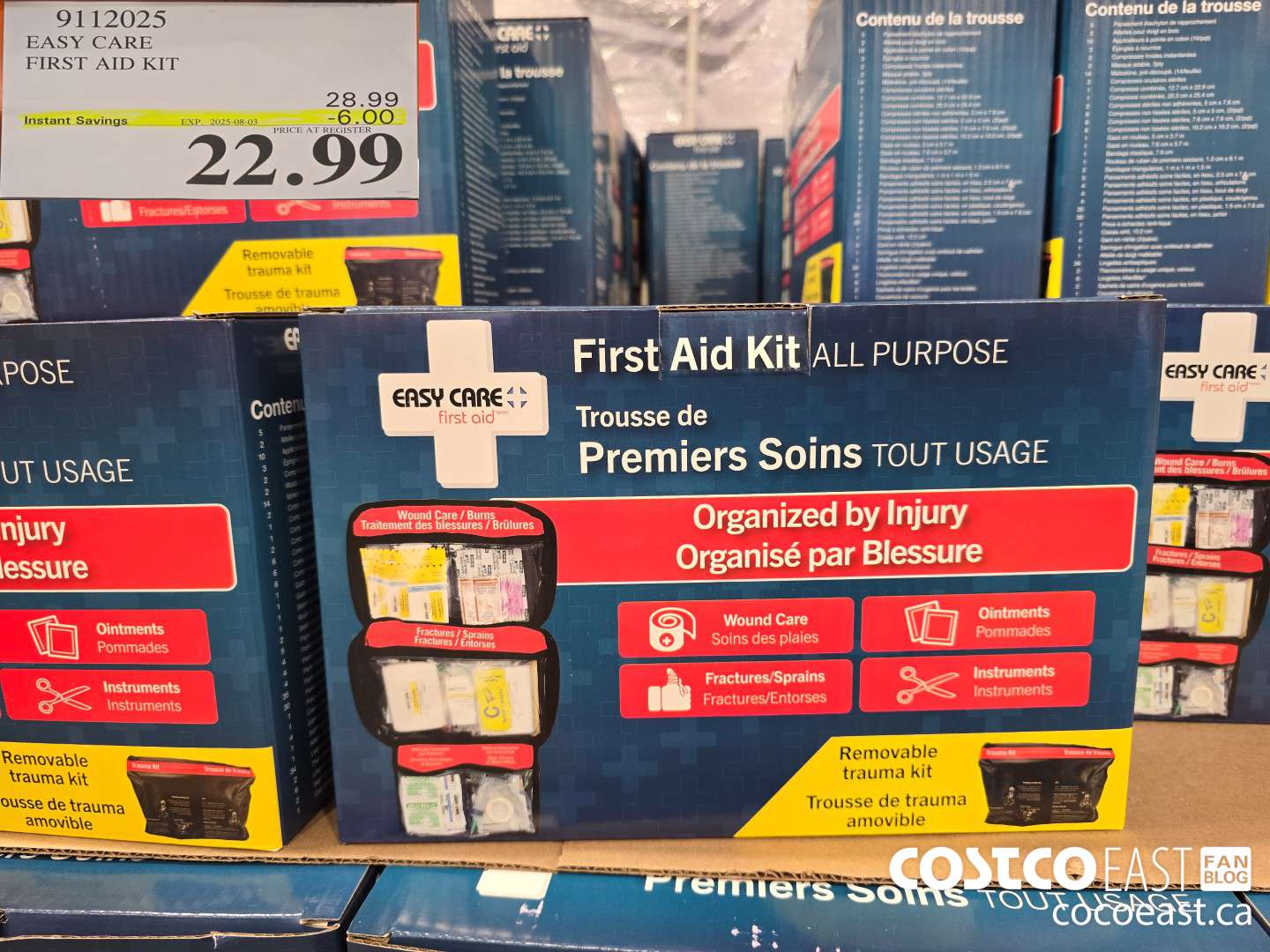 9112025 EASY CARE FIRST AID KIT ($6.00 INSTANT SAVINGS EXPIRES ON 2025-08-03) $22.99