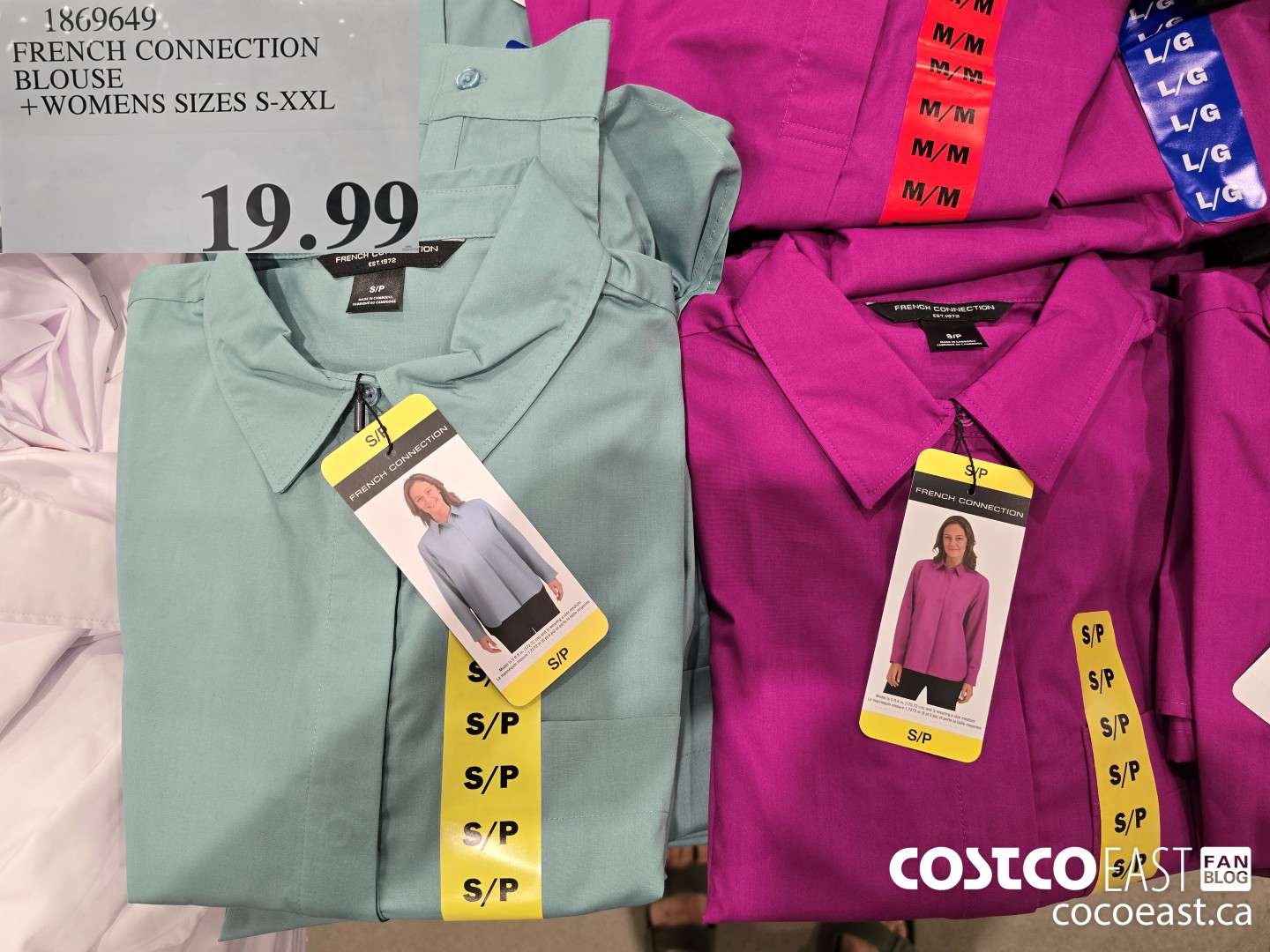 1869649 FRENCH CONNECTION BLOUSE +WOMENS SIZES S-XXL $19.99