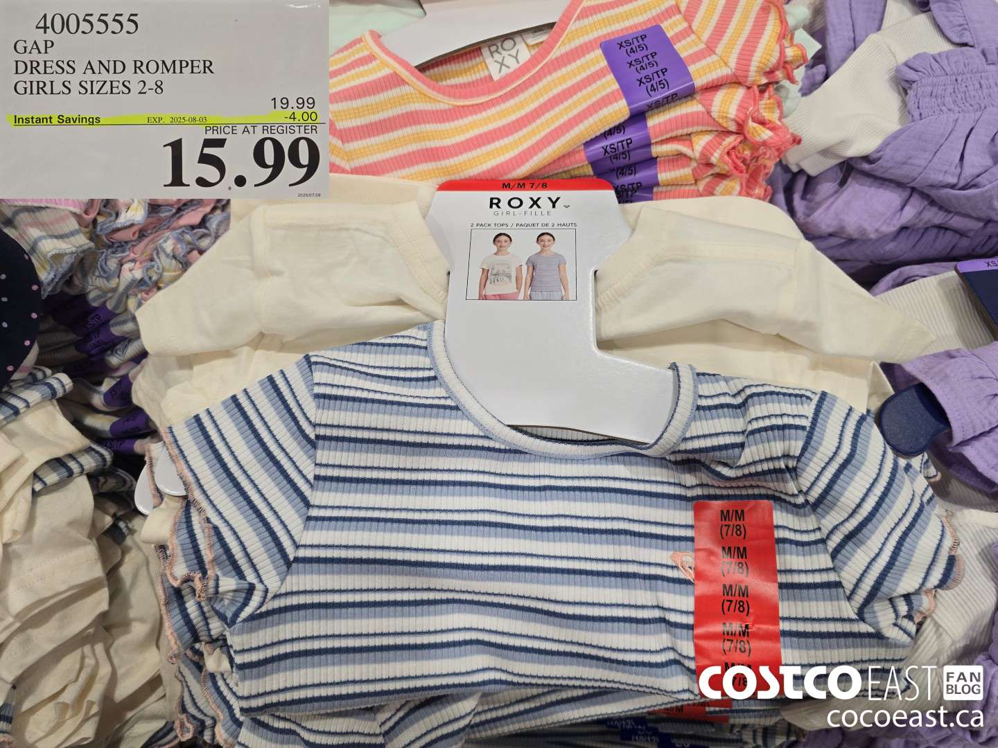 4005555 GAP DRESS AND ROMPER GIRLS SIZES 2-8 ($4.00 INSTANT SAVINGS EXPIRES ON 2025-08-03) $15.99