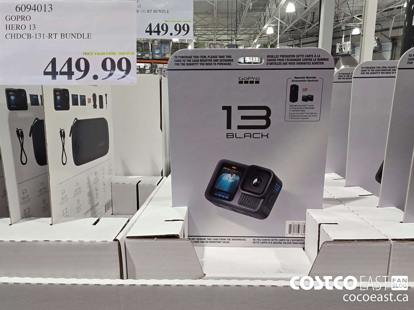 6094013 GOPRO HERO 13 CHDCB-131-RT BUNDLE $449.99