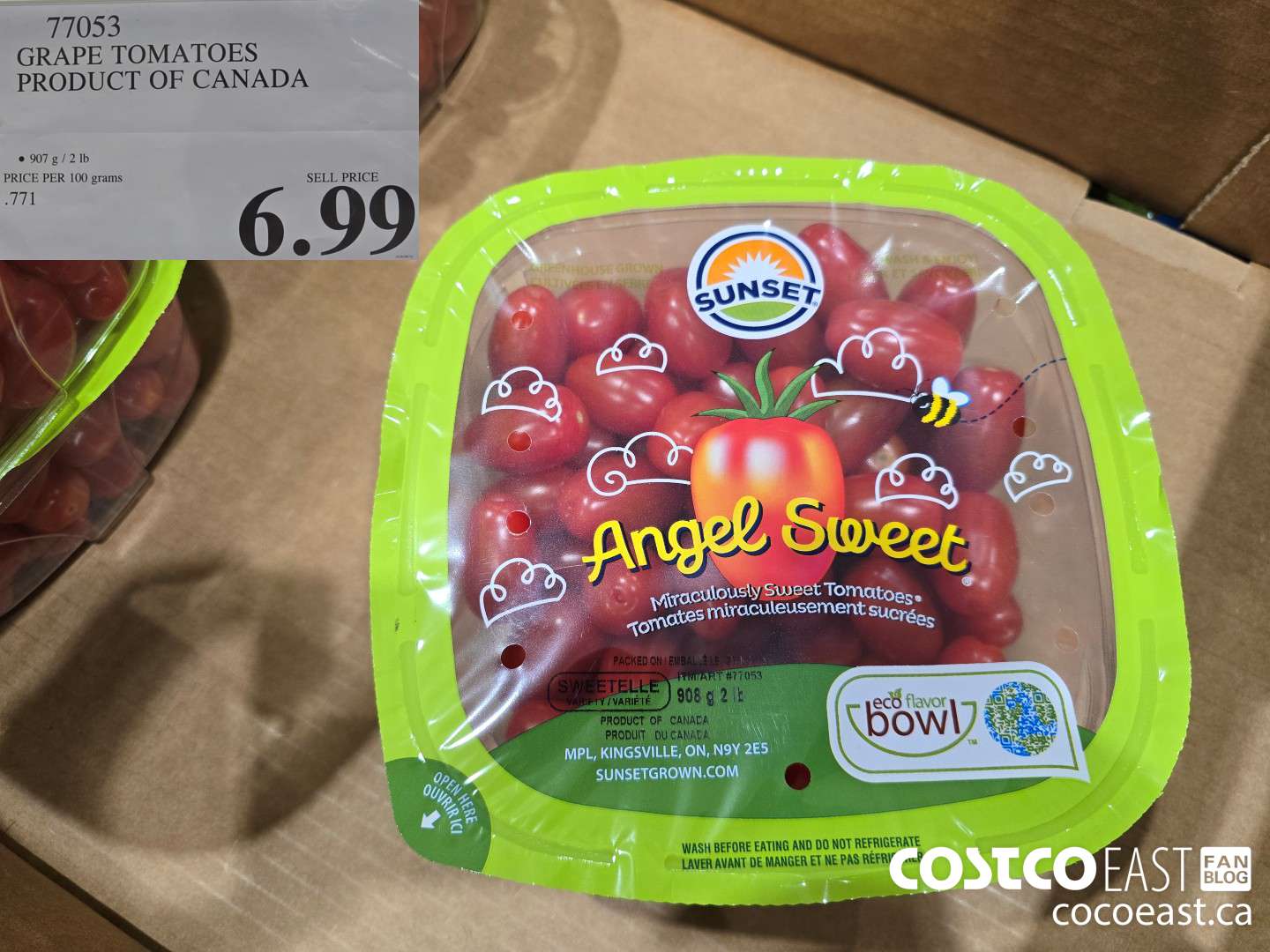 77053 GRAPE TOMATOES PRODUCT OF CANADA $6.99