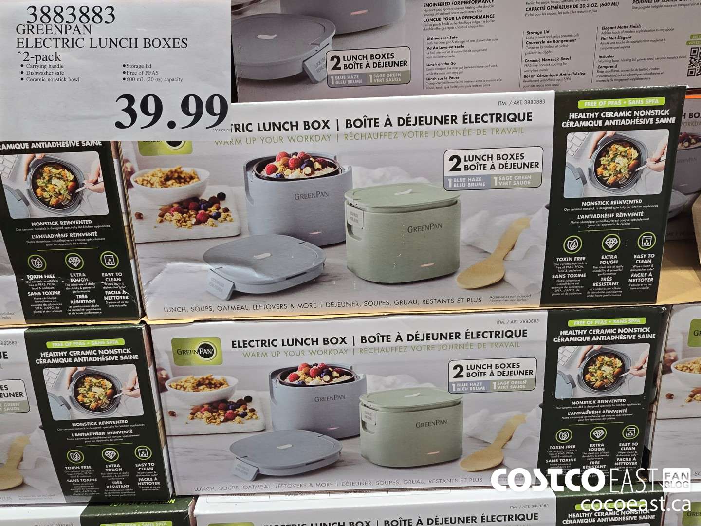 3883883 GREENPAN ELECTRIC LUNCH BOXES 2-PACK $39.99