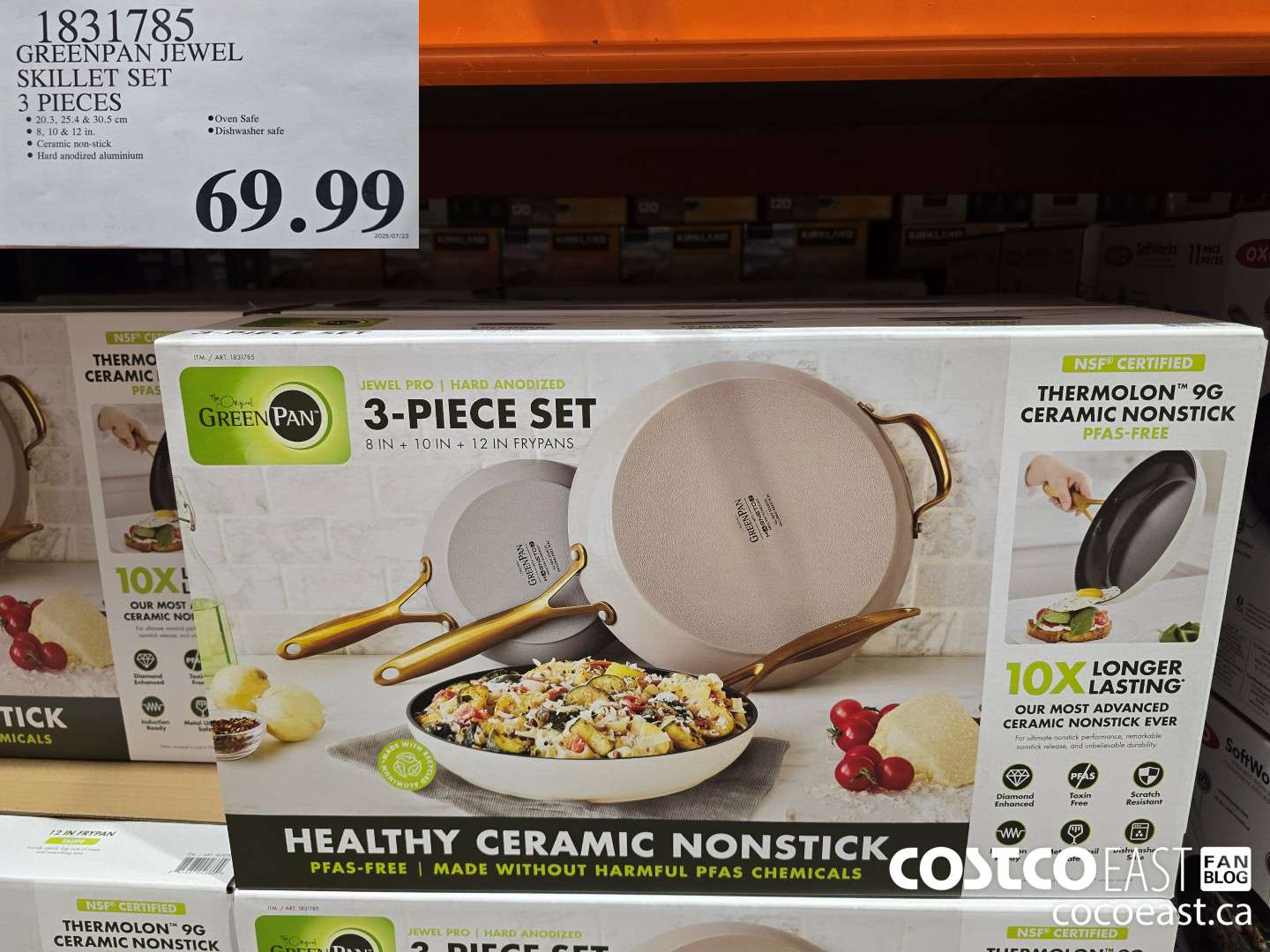 1831785 GREENPAN JEWEL SKILLET SET 3 PIECES $69.99
