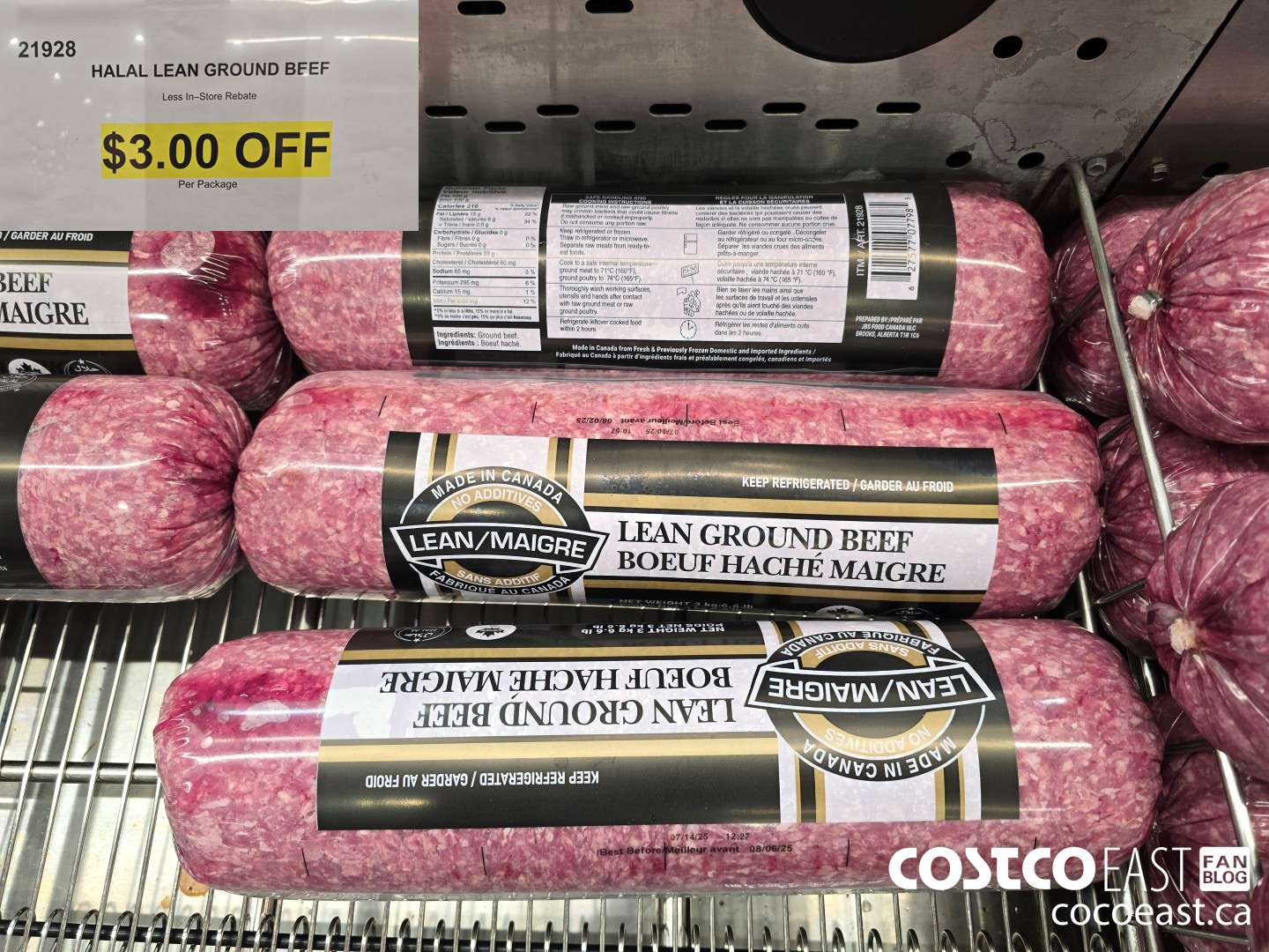 21928 HALA LEAN GROUND BEEF ($3.00 INSTANT SAVINGS)