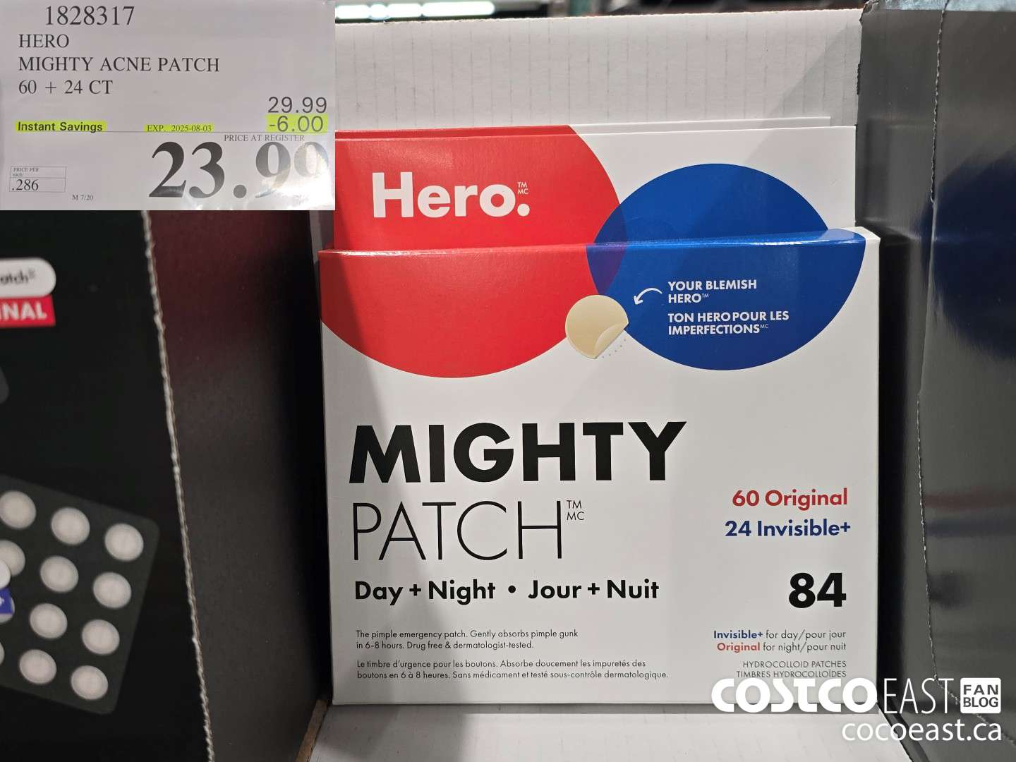 1828317 HERO MIGHTY ACNE PATCH 60 + 24 CT ($6.00 INSTANT SAVINGS EXPIRES ON 2025-08-03) $23.99