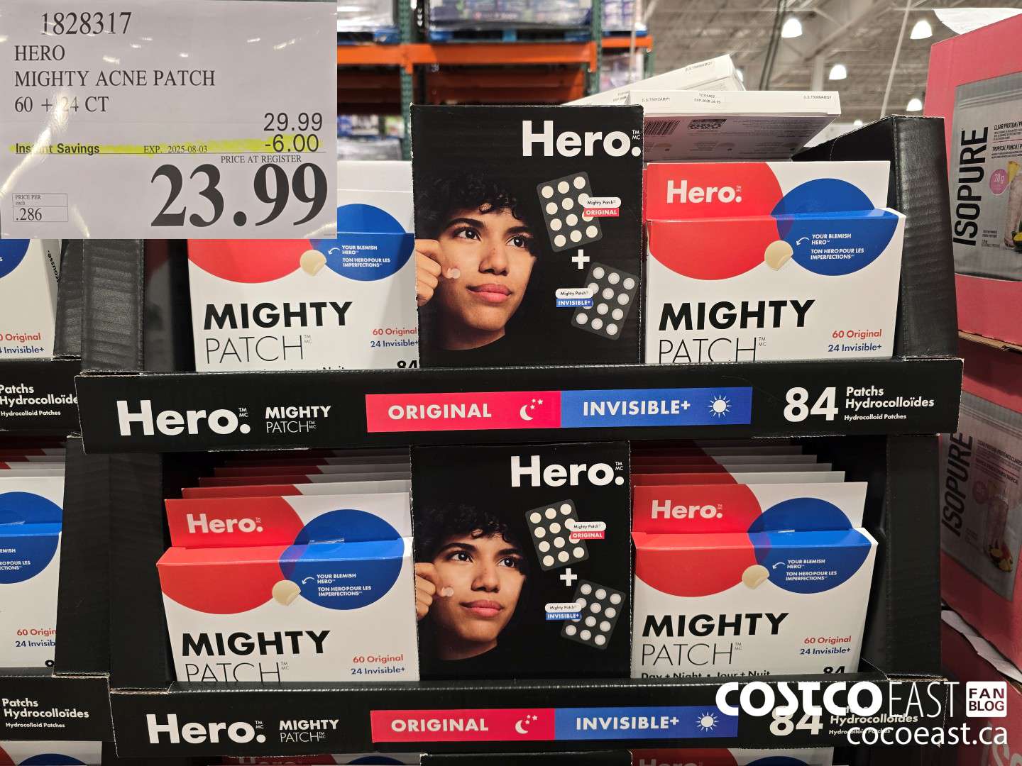 1828317 HERO MIGHTY ACNE PATCH 60 + 24 CT ($6.00 INSTANT SAVINGS EXPIRES ON 2025-08-03) $23.99