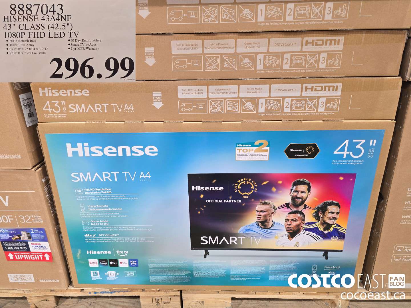 8887043 HISENSE 43A4NF 43