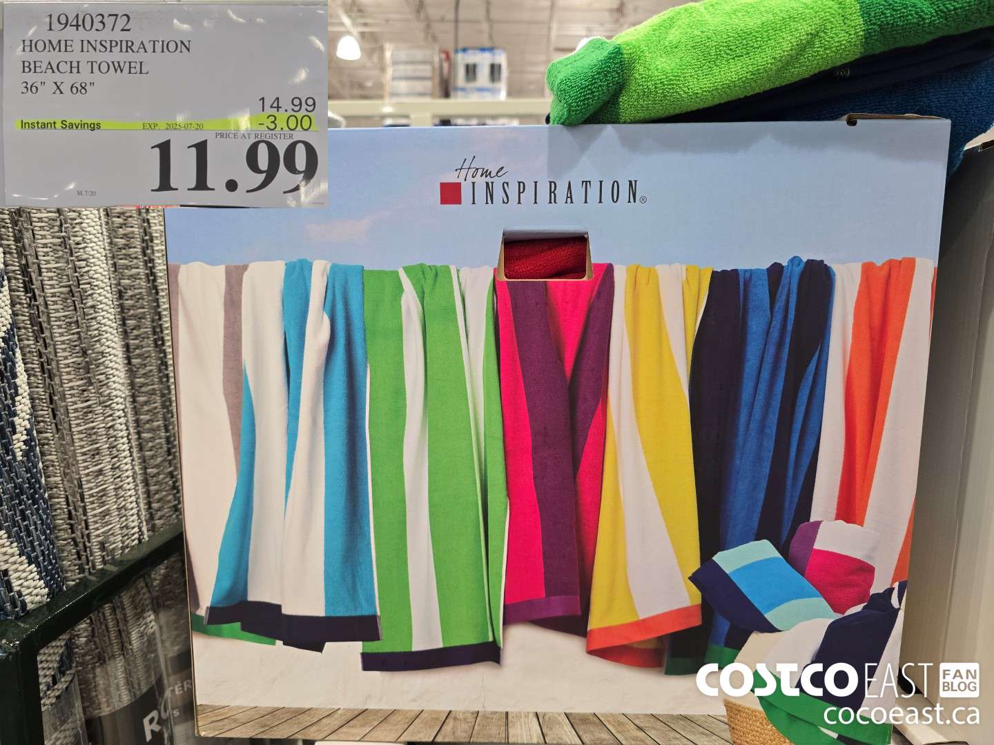 1940372 HOME INSPIRATION BEACH TOWEL 36