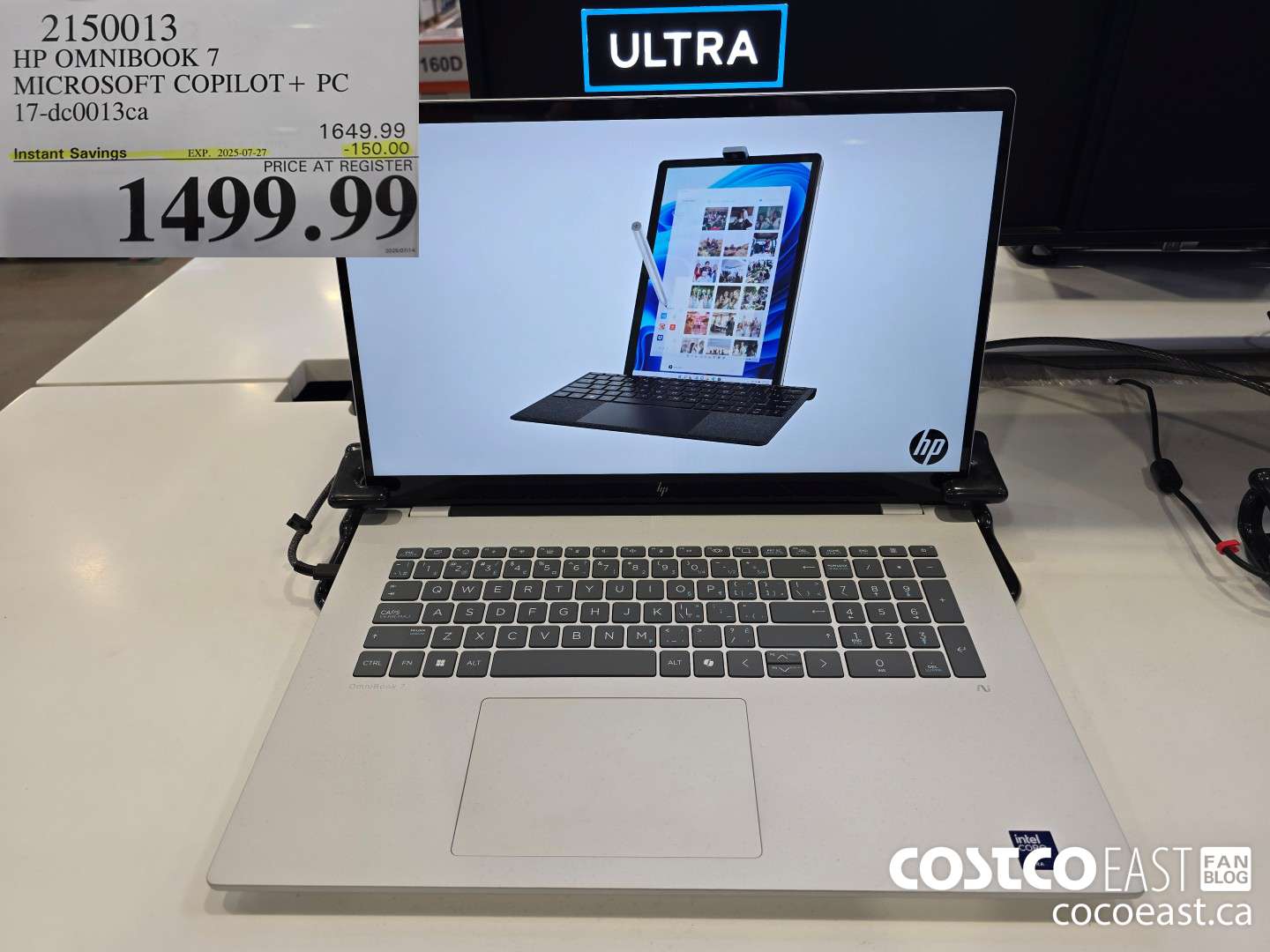 2150013 HP OMNIBOOK 7 MICROSOFT COPILOT 17-dcOO13ca ($150.00 INSTANT SAVINGS EXPIRES ON 2025-07-27) $1499.99