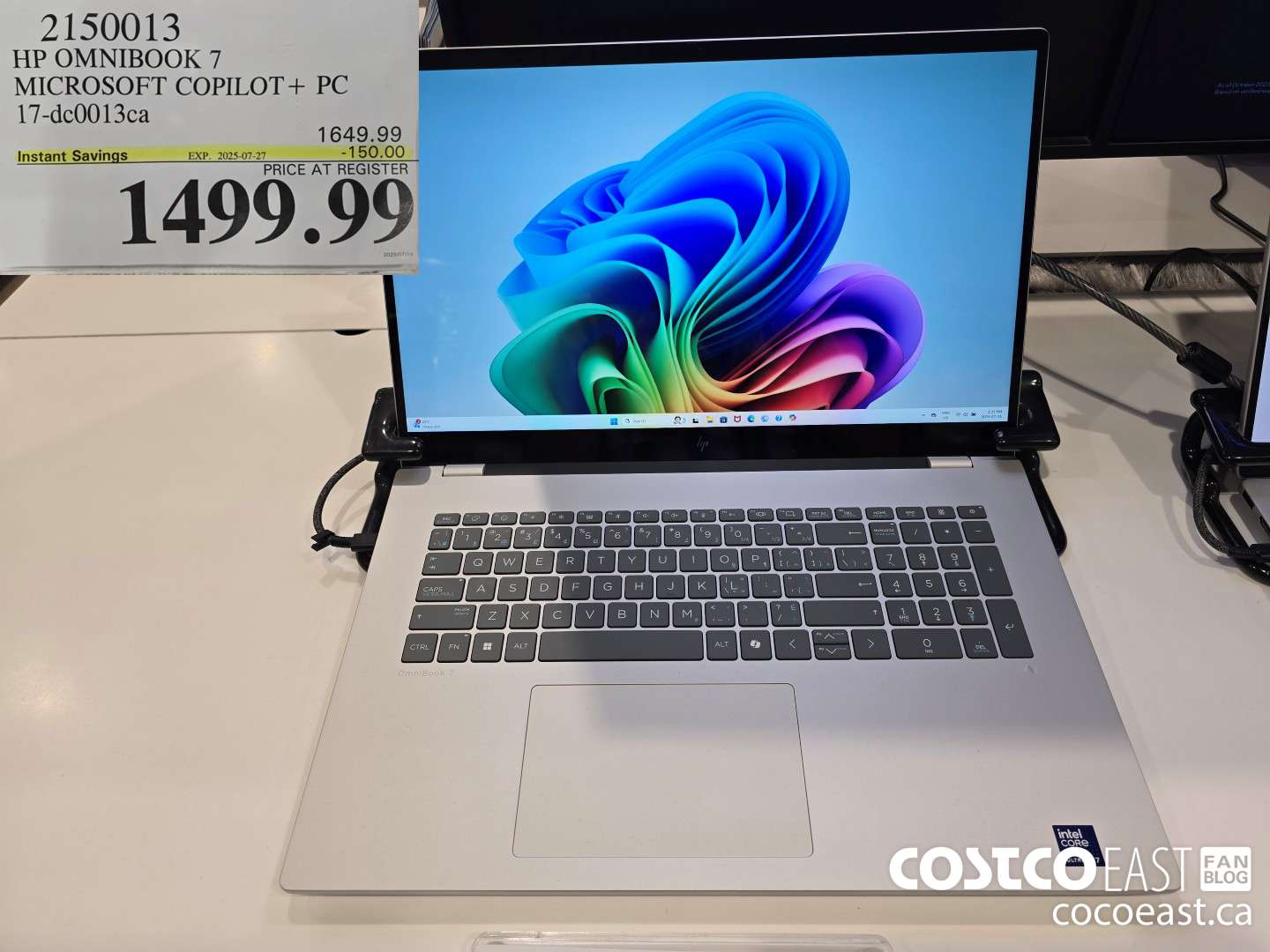 2150013 HP OMNIBOOK 7 MICROSOFT COPILOT 17-dcOO13ca ($150.00 INSTANT SAVINGS EXPIRES ON 2025-07-27) $1499.99