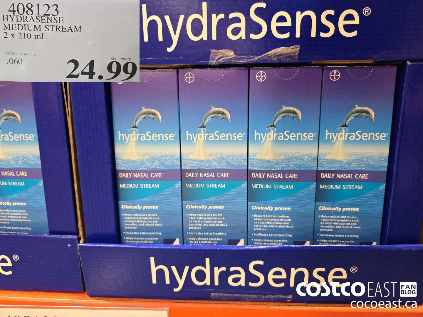 408123 HYDRASENSE MEDIUM STREAM 2 x 210ml $24.99