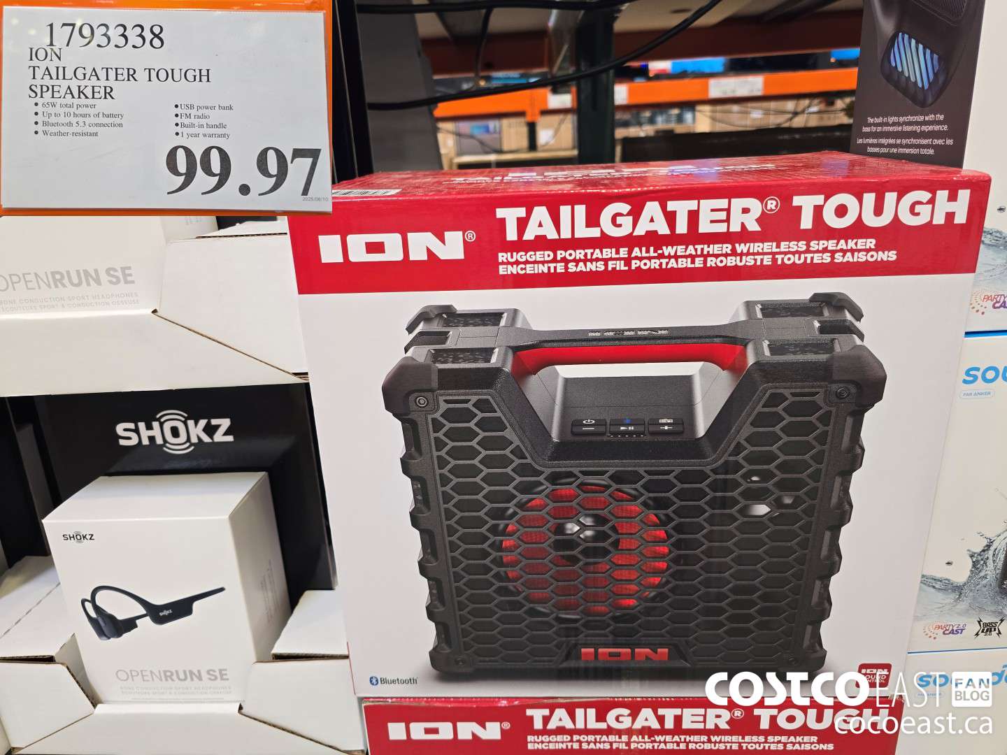 1793338 ION TAILGATER TOUGH SPEAKER $99.97