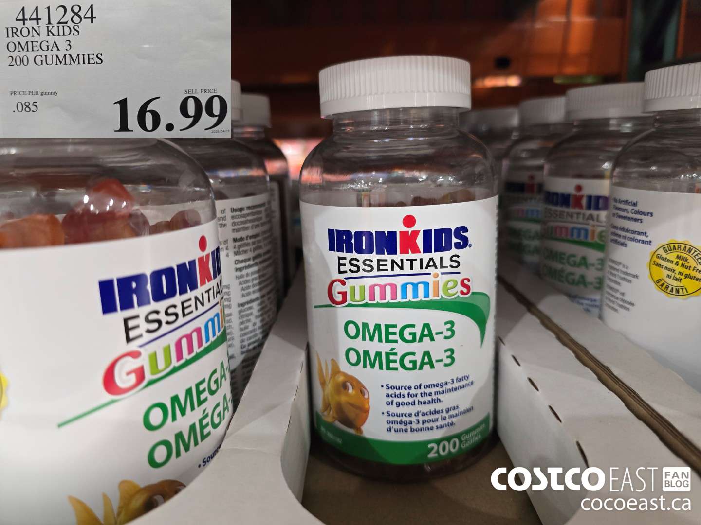 441284 IRON KIDS OMEGA 3 200 GUMMIES $16.99