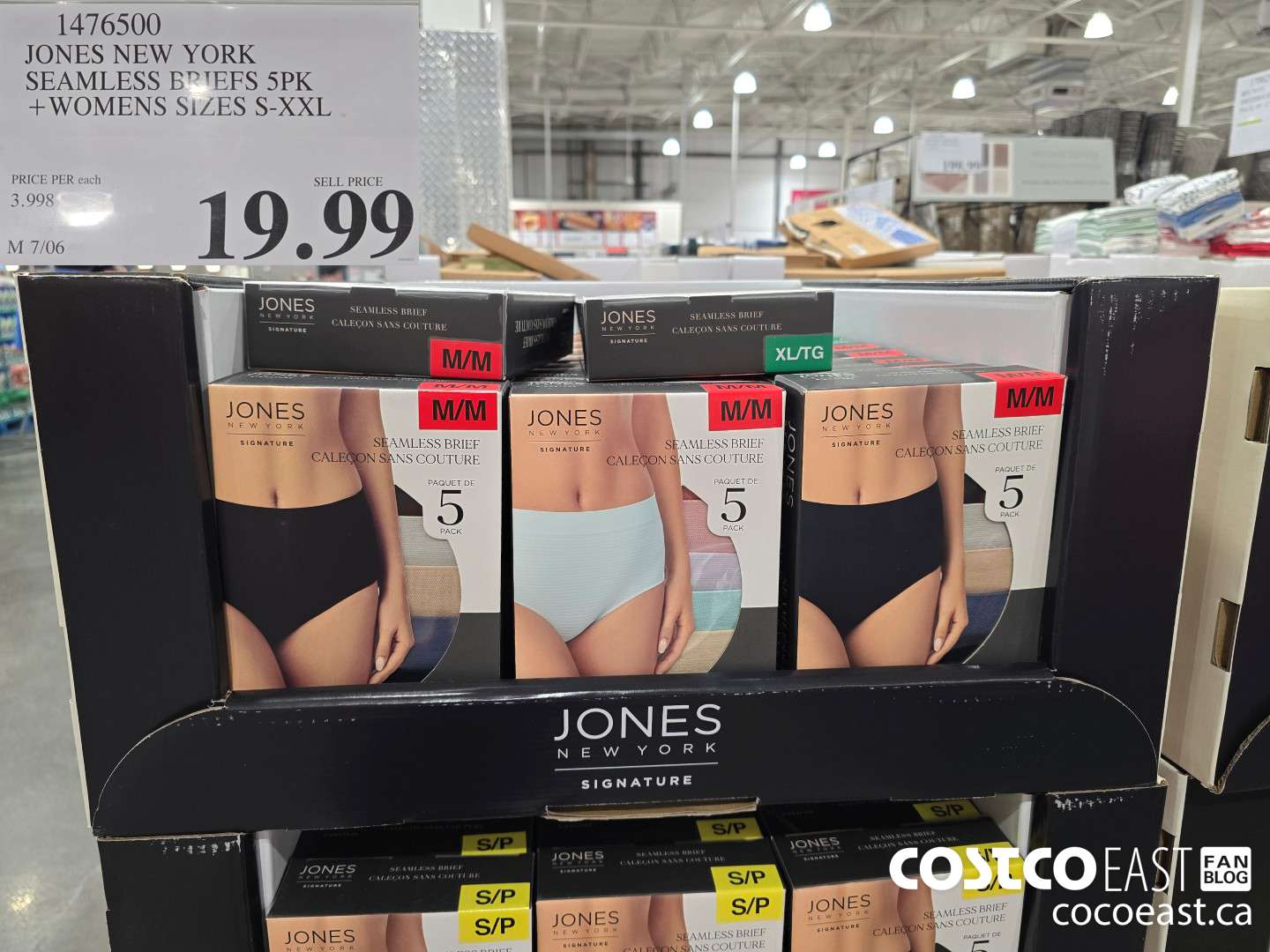 1476500 JONES NEW YORK BRIEF 5PK +LADIES SIZES S-XXL $19.99