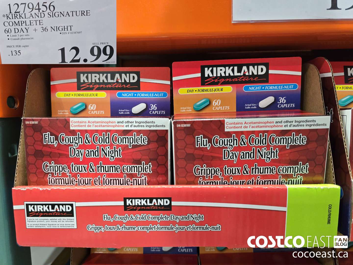 1279456 KIRKLAND SIGNATURE COMPLETE 60 DAY + 36 NIGHT $12.99