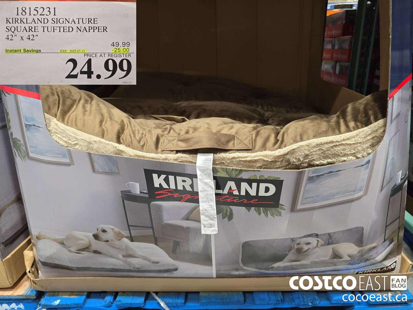 1815231 KIRKLAND SIGNATURE SQUARE TUFTED NAPPER 42