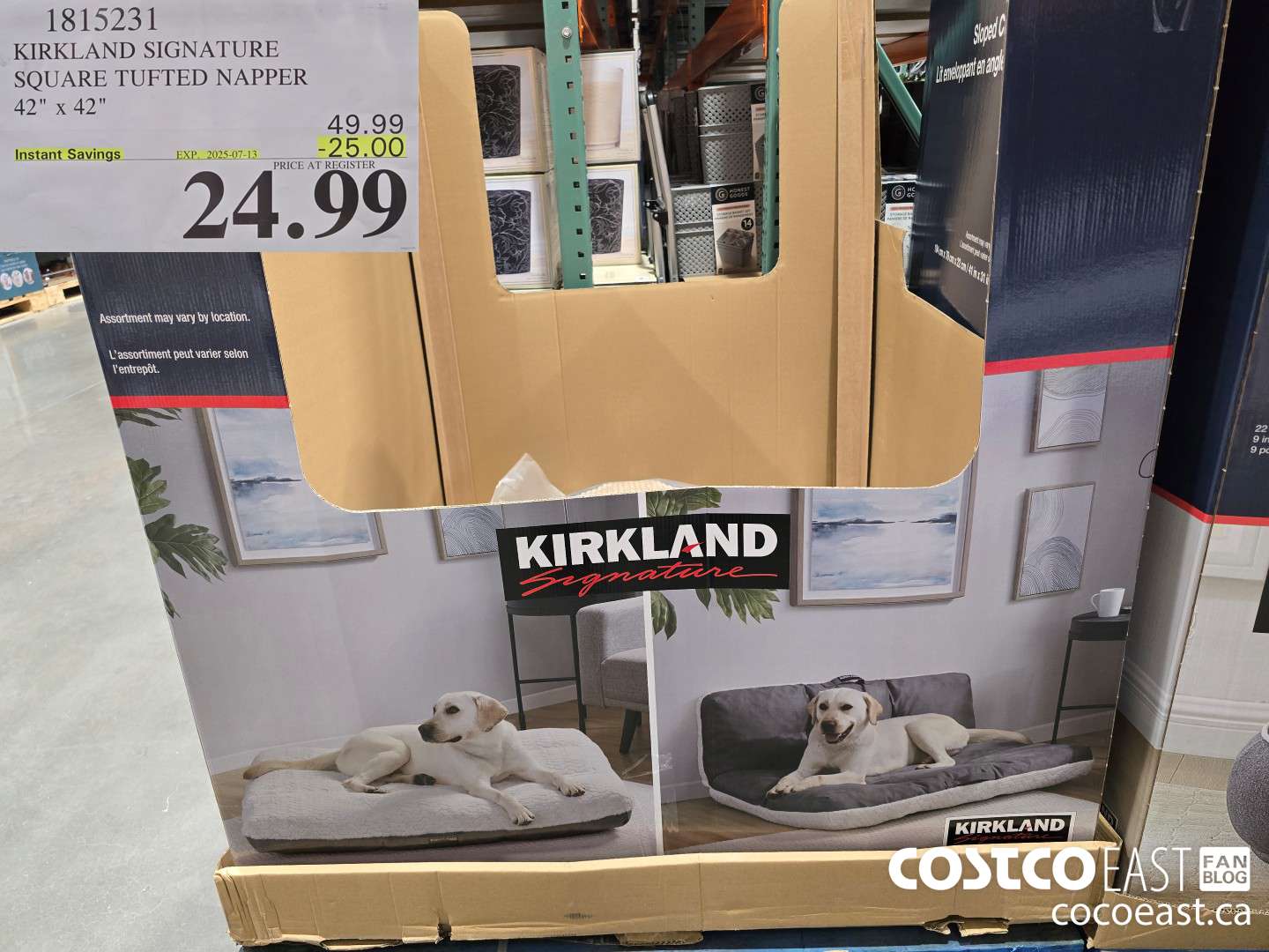 1815231 KIRKLAND SIGNATURE SQUARE TUFTED NAPPER 42