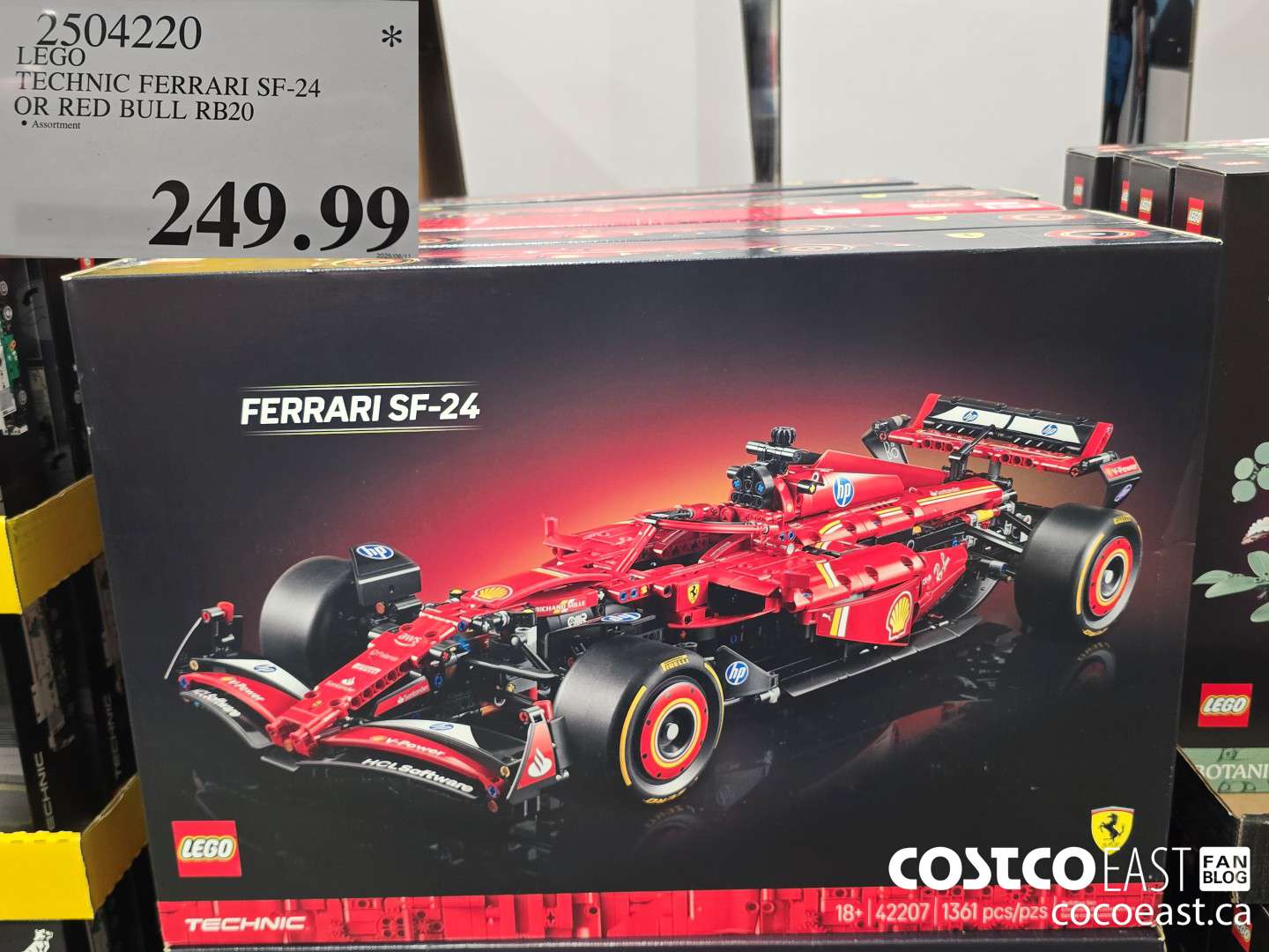 2504220 LEGO TECHNIC FERRARI SF-24 and RED BULL RB20 $249.99