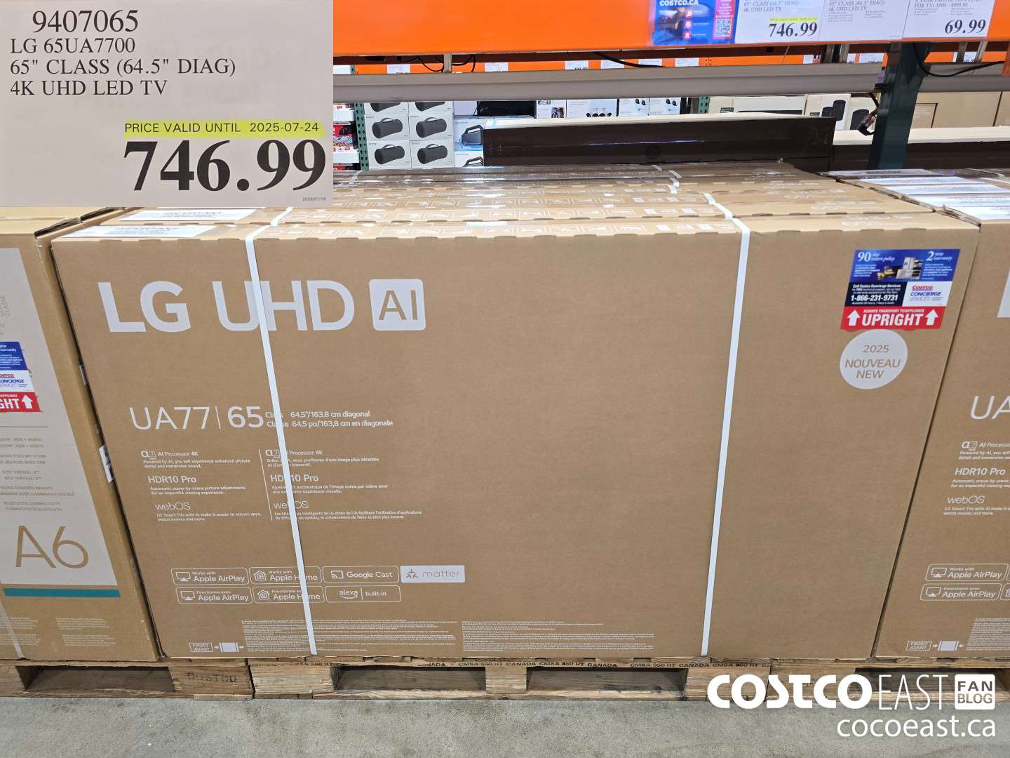 9407065 LG 65UA7700 65