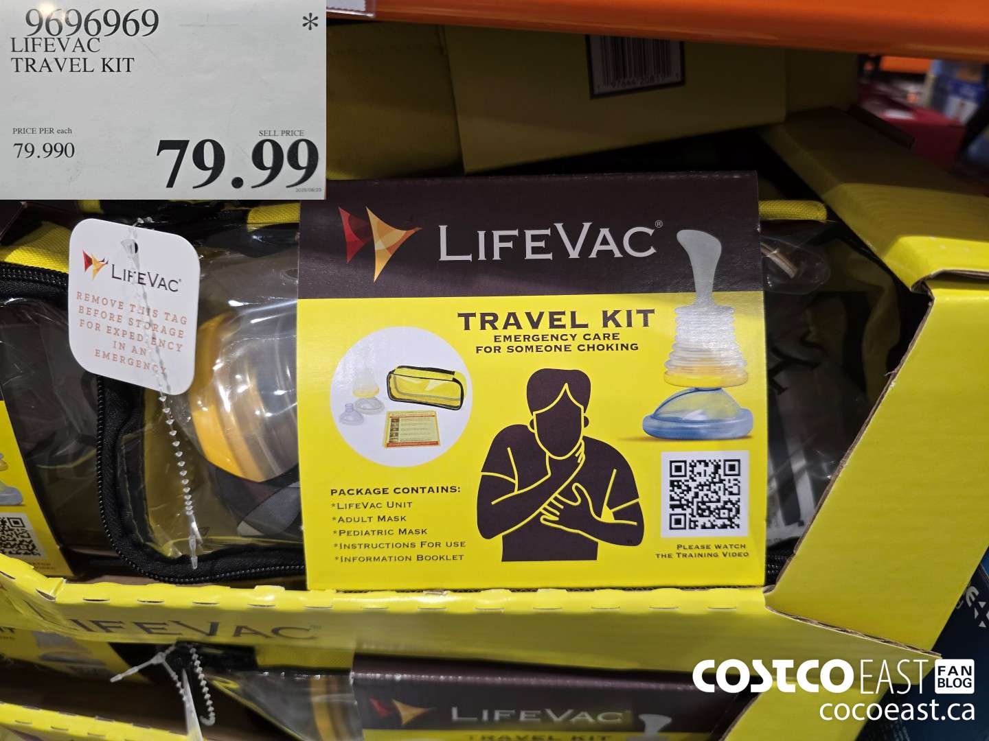 9696969 LIFEVAC TRAVEL KIT $79.99