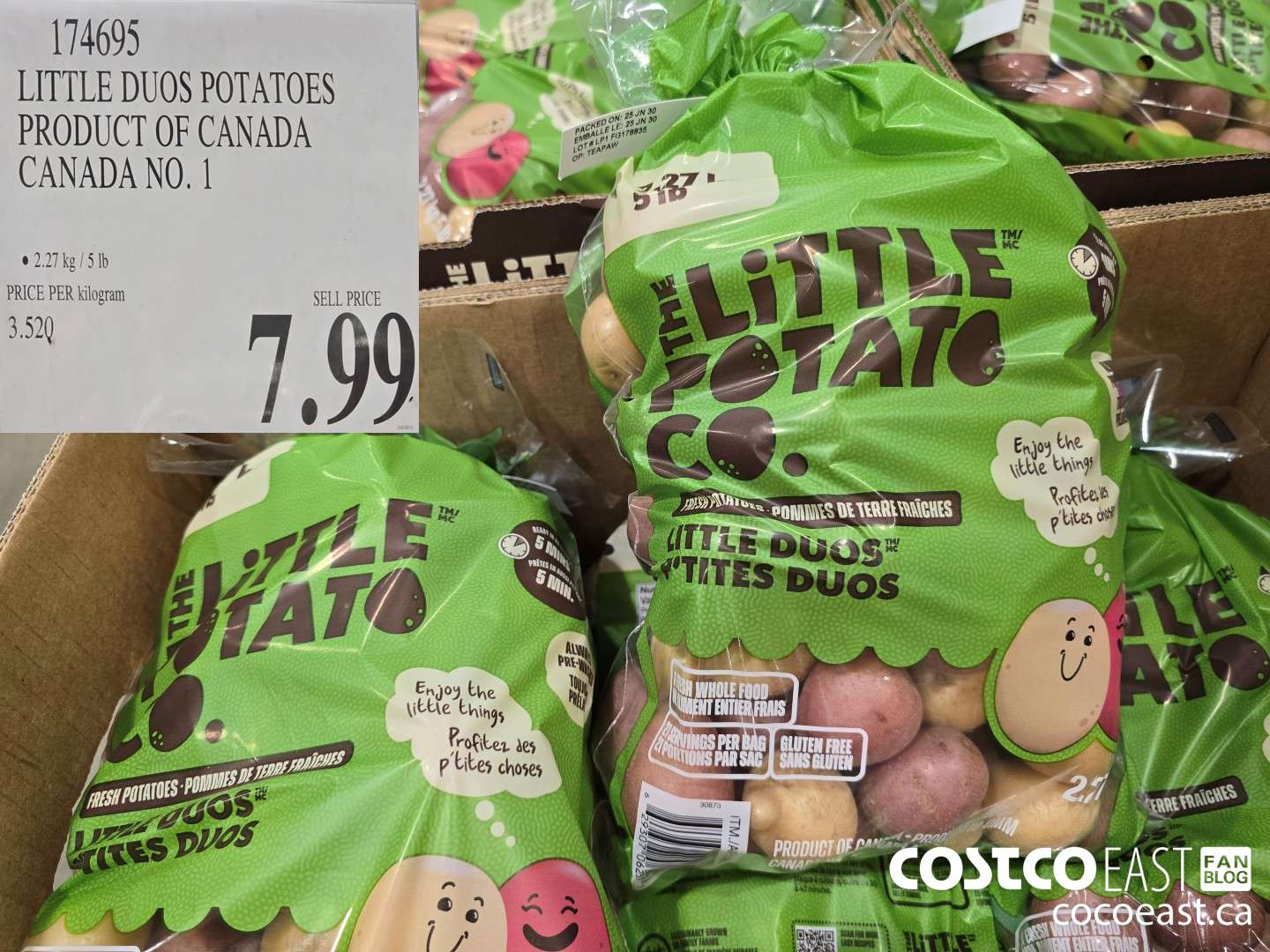 174695 LITTLE DUOS POTATOES PRODUCT OF CANADA CANADA NO.1 $7.99