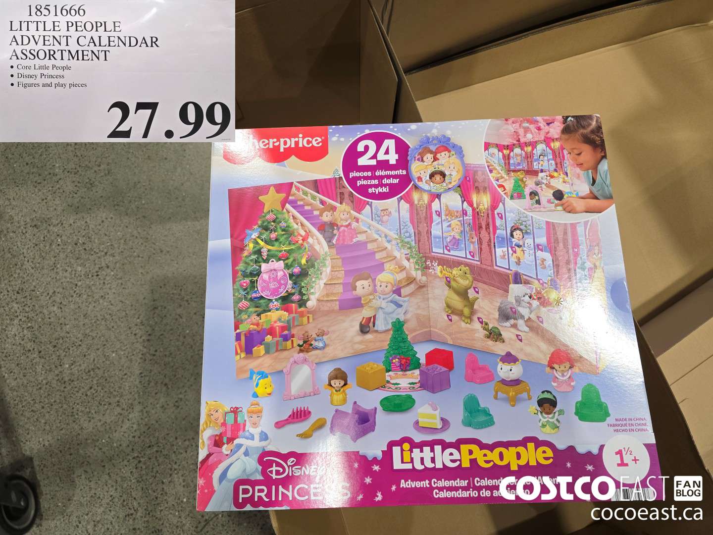 1851666 LITTLE PEOPLE ADVENT CALENDAR ASSORTMENT $27.99