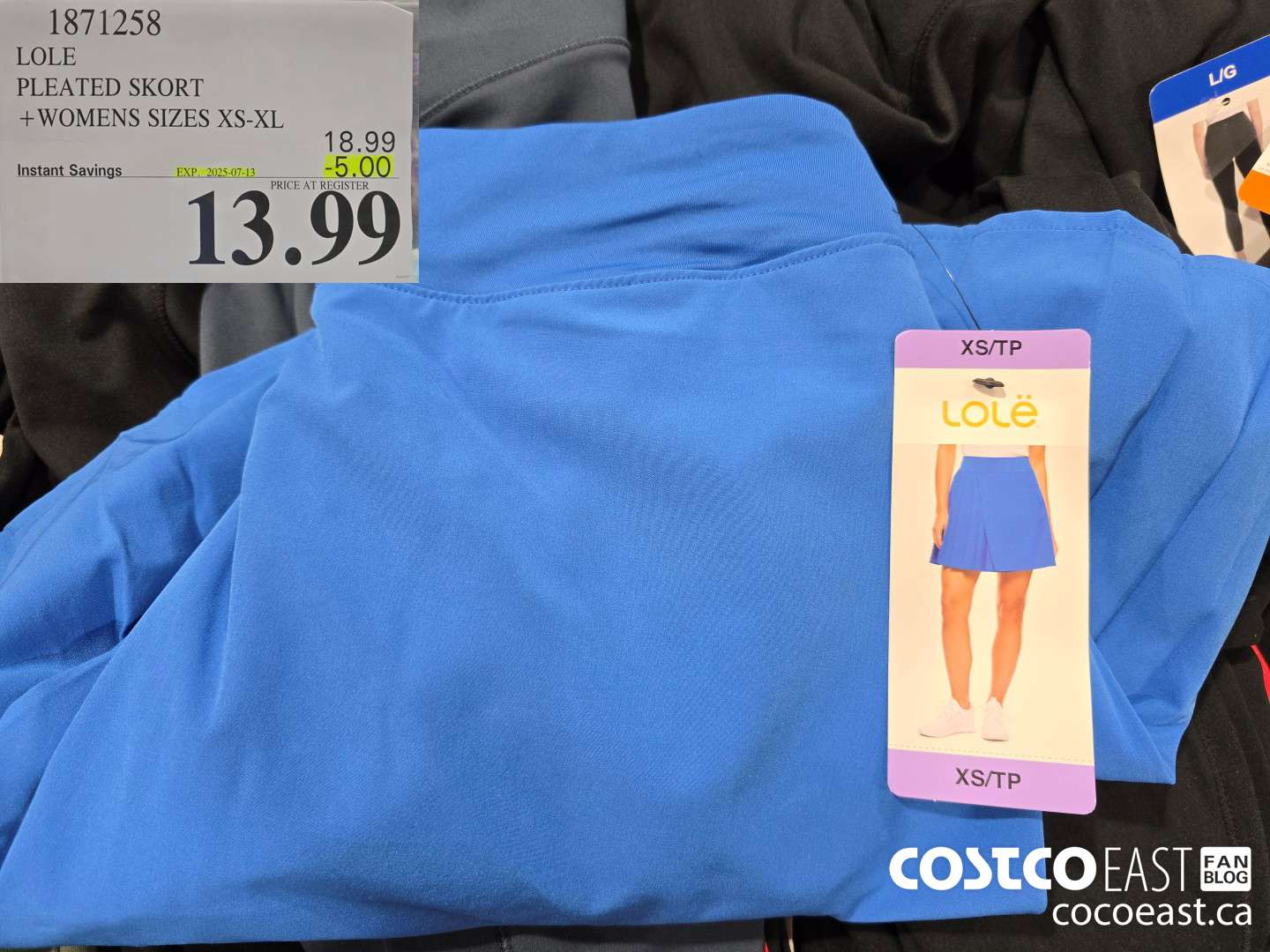 1871258 LOLE PLEATED SKORT +WOMENS SIZES XS-XL ($5.00 INSTANT SAVINGS EXPIRES ON 2025-07-13) $13.99