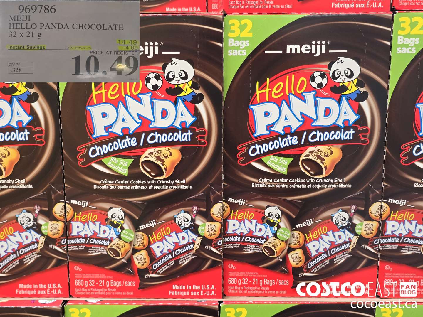 969786 MEIJI HELLO PANDA CHOCOLATE 32 X 21 G ($4.00 INSTANT SAVINGS EXPIRES ON 2025-08-03) $10.49