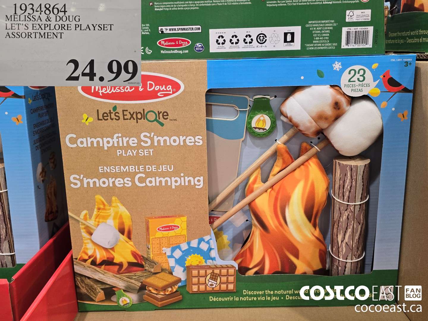 1934864 MELISSA & DOUG LET'S EXPLORE PLAYSET ASSORTMENT $24.99