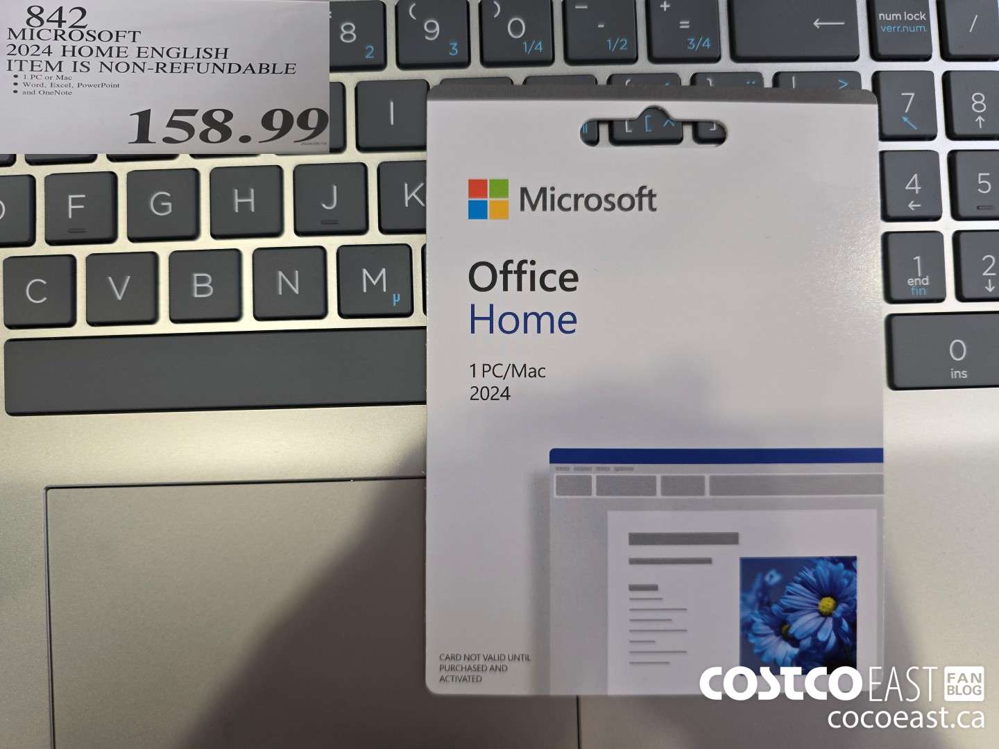 842 MICROSOFT 2024 HOME ENGLISH ITEM IS NON-REFUNDABLE $158.99