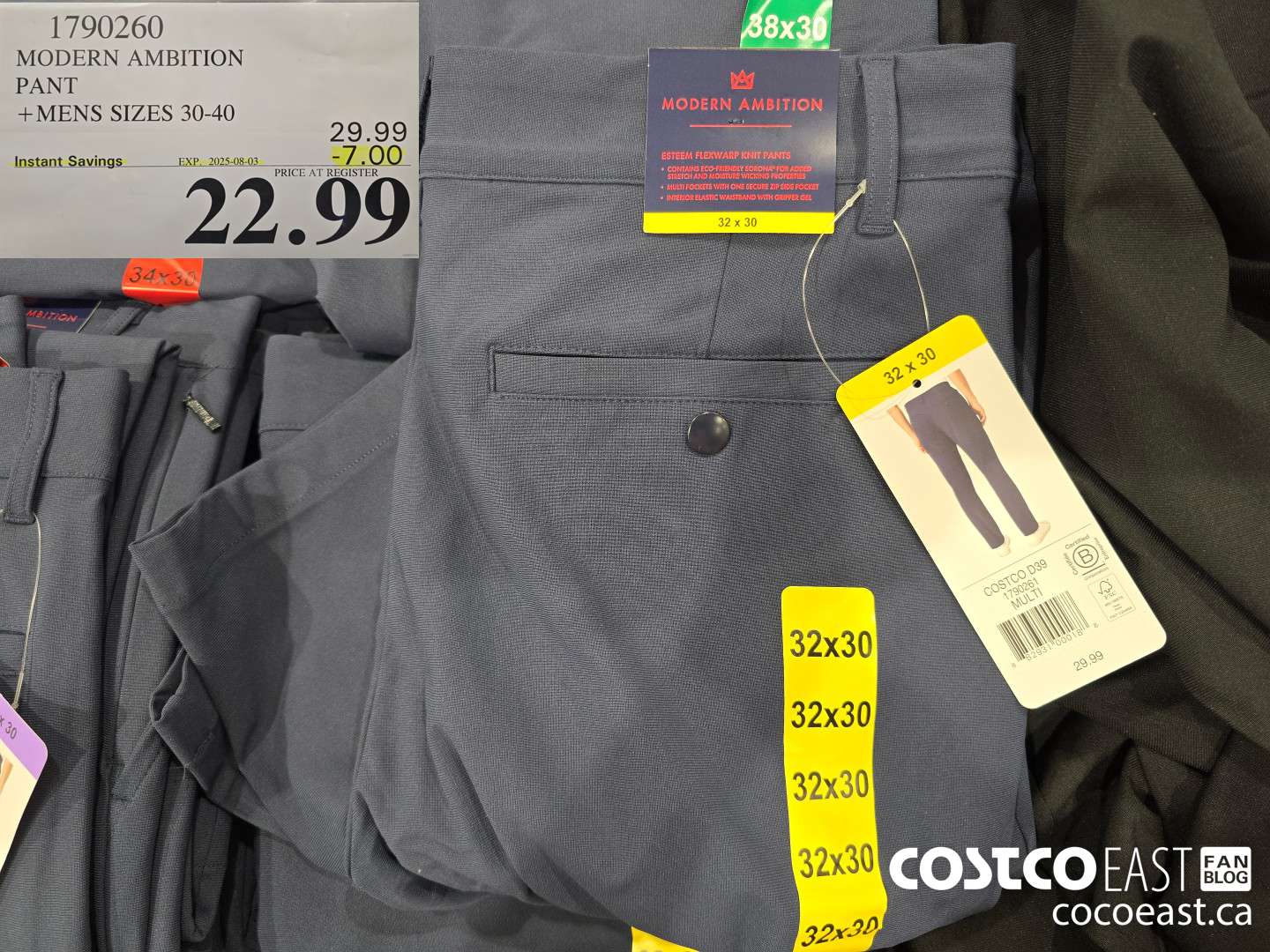 1790260 MODERN AMBITION PANT +MENS SIZES 30-40 ($7.00 INSTANT SAVINGS EXPIRES ON 2025-08-03) $22.99