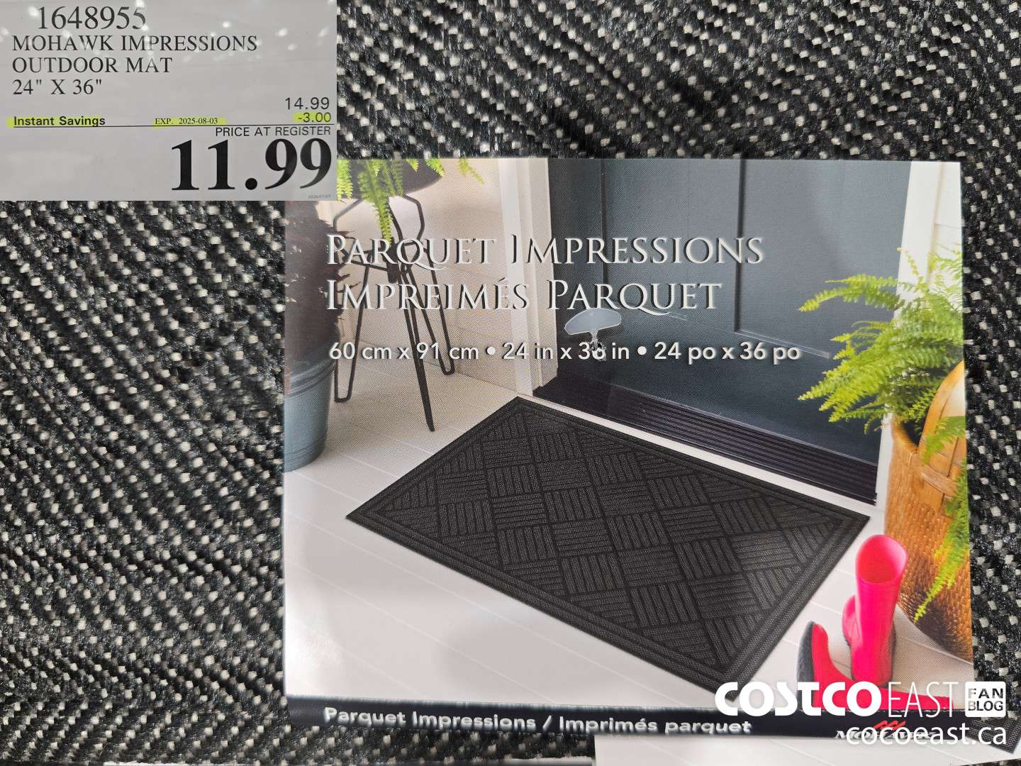 1648955 MOHAWK IMPRESSIONS OUTDOOR MAT 24