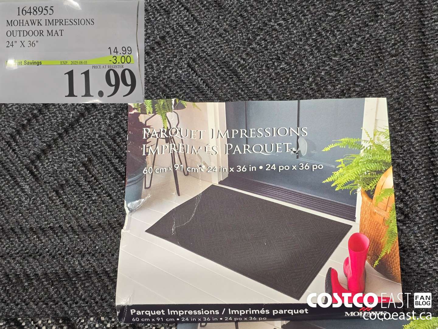 1648955 MOHAWK IMPRESSIONS OUTDOOR MAT 24