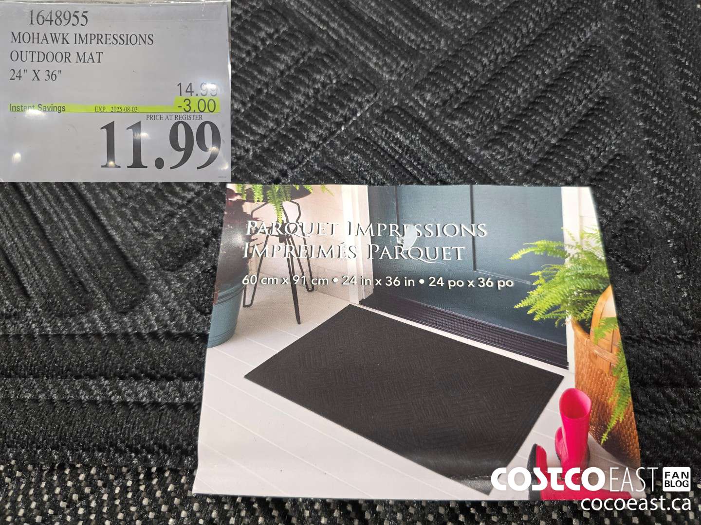 1648955 MOHAWK IMPRESSIONS OUTDOOR MAT 24