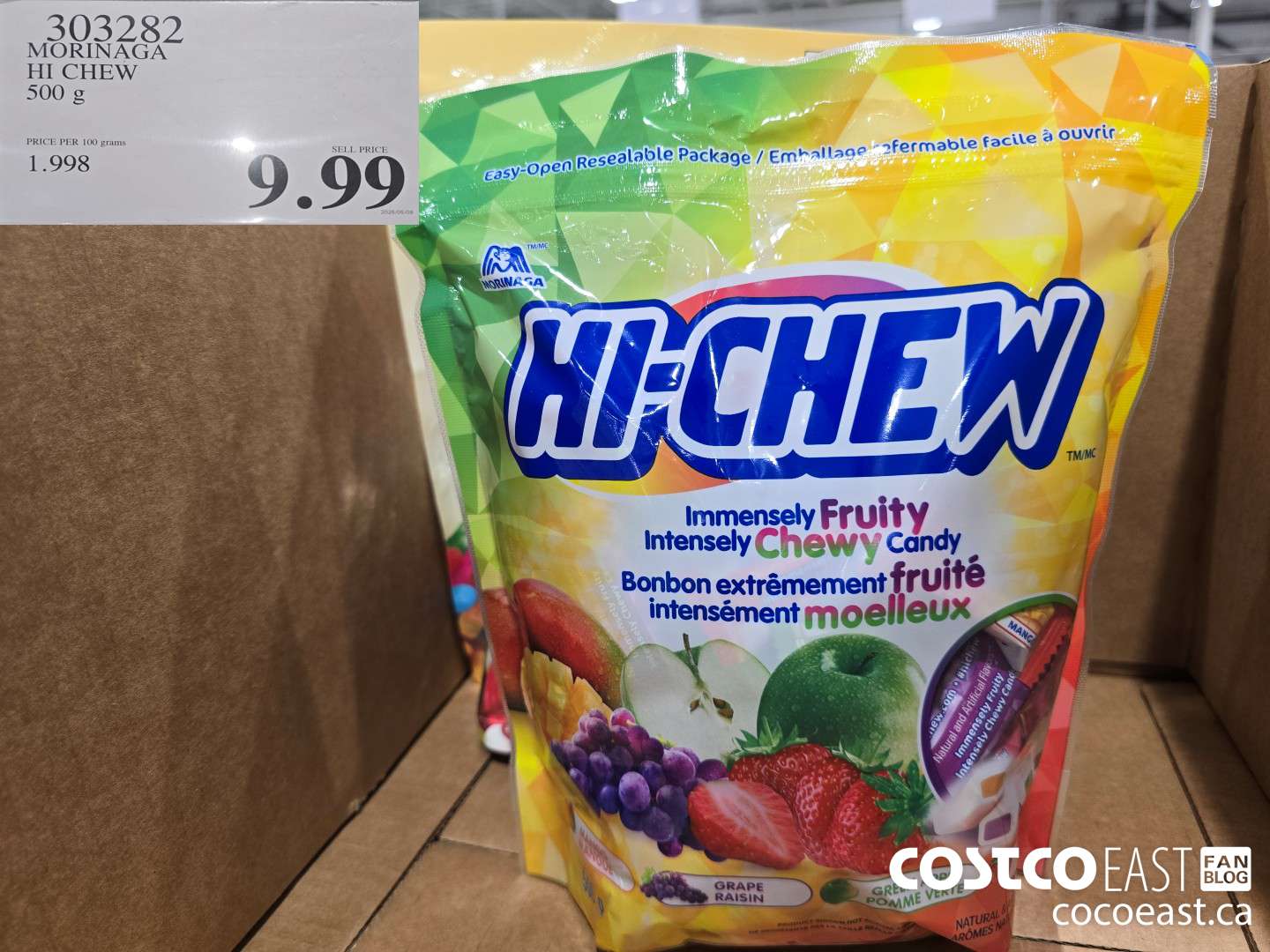 303282 MORINGA HI-CHEW 500 g $9.99