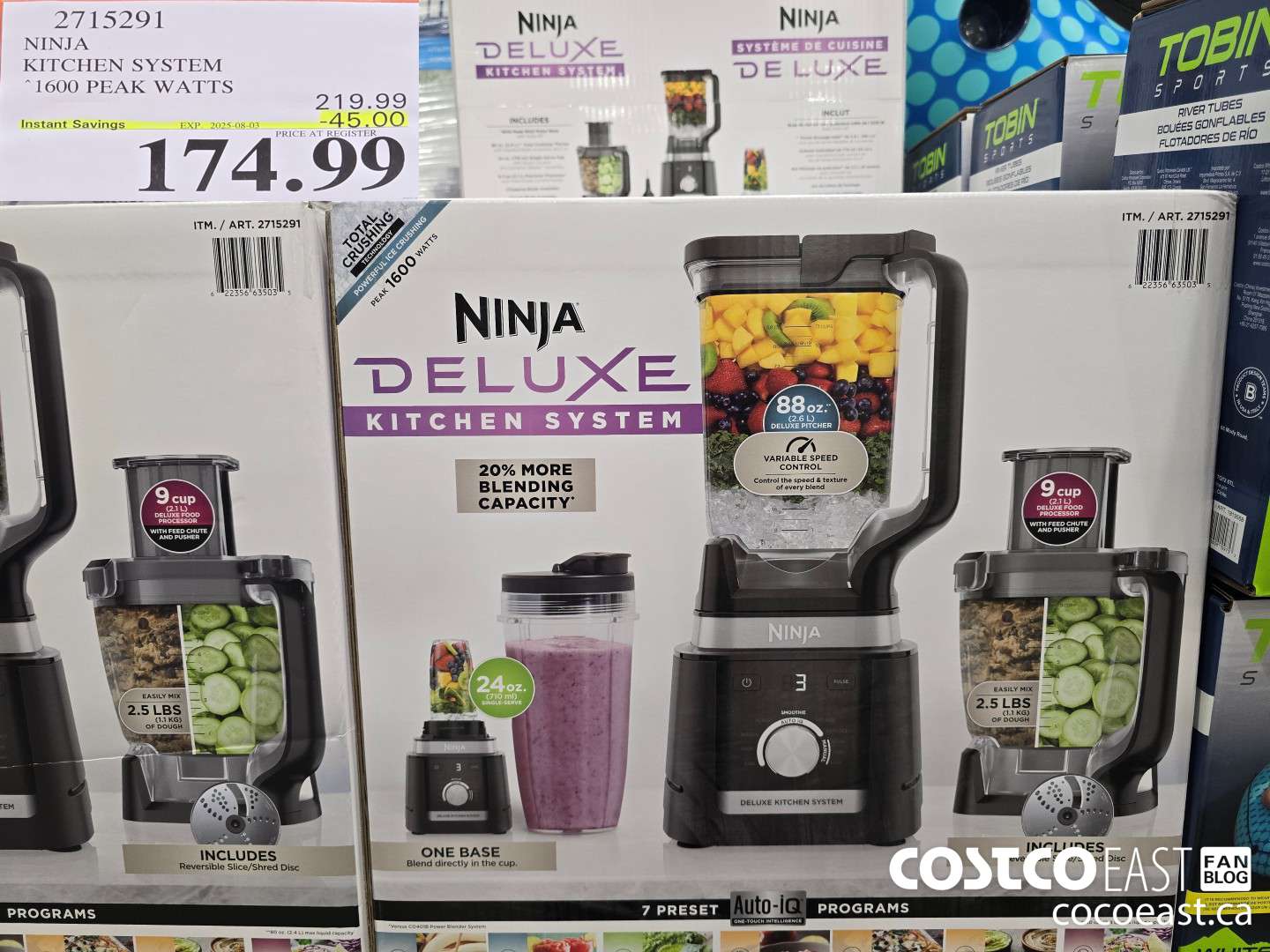 2715291 NINJA ~ KITCHEN SYSTEM 1600 PEAK WATTS ($45.00 INSTANT SAVINGS EXPIRES ON 2025-08-03) $174.99