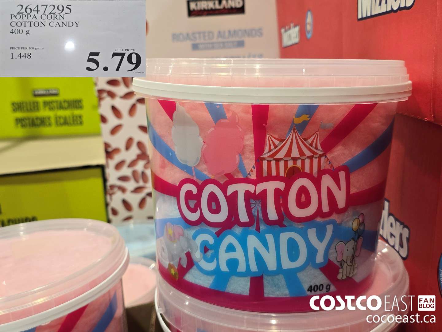 2647295 POPPA CORN COTTON CANDY 400 G $5.79