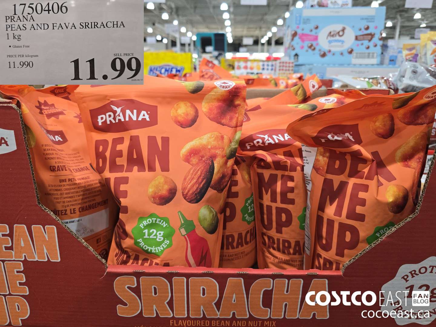 1750406 PRANA PEAS AND FAVA SRIRACHA 1 KG $11.99