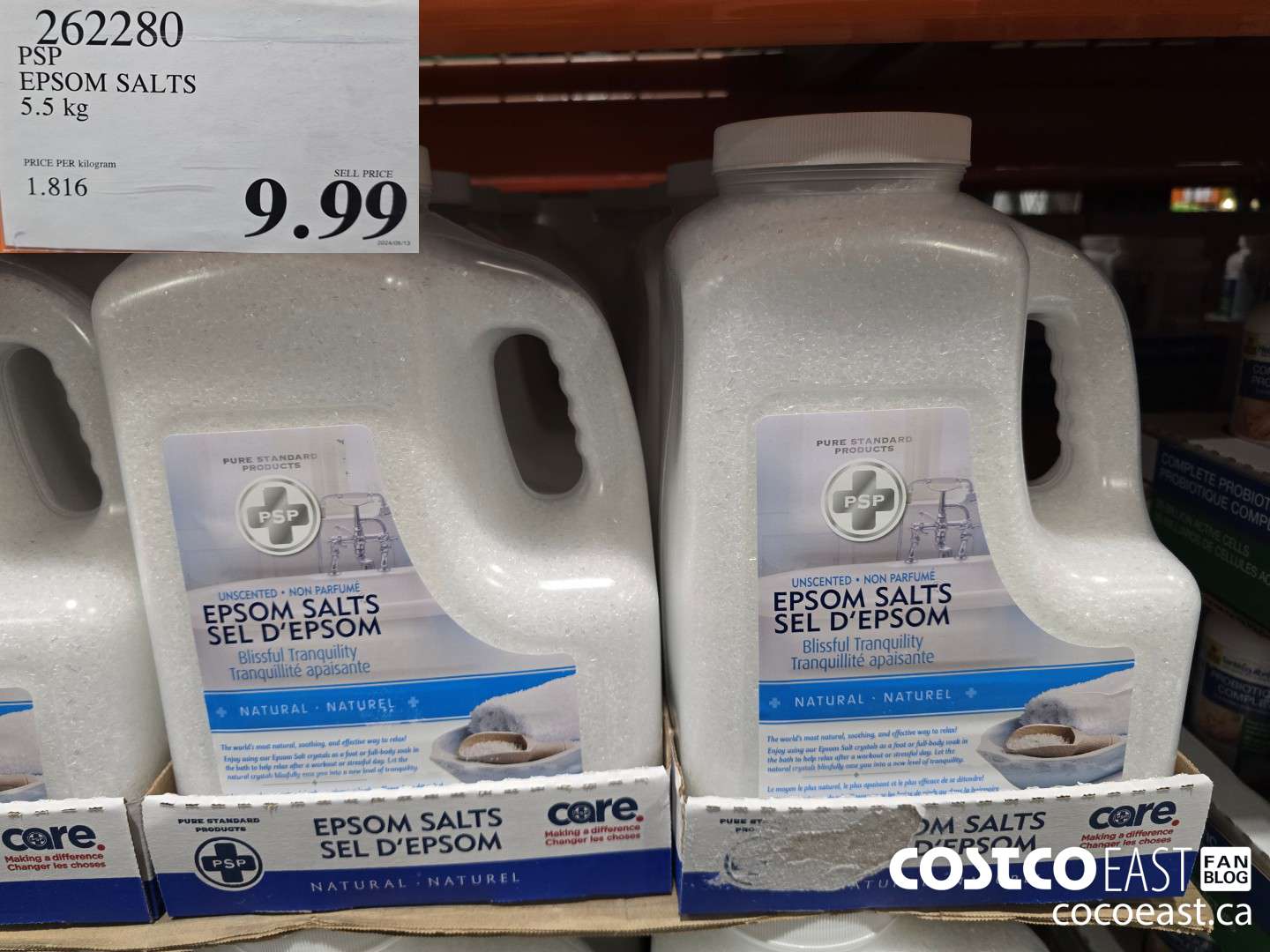 262280 PSP EPSOM SALTS 5.5 KG $9.99