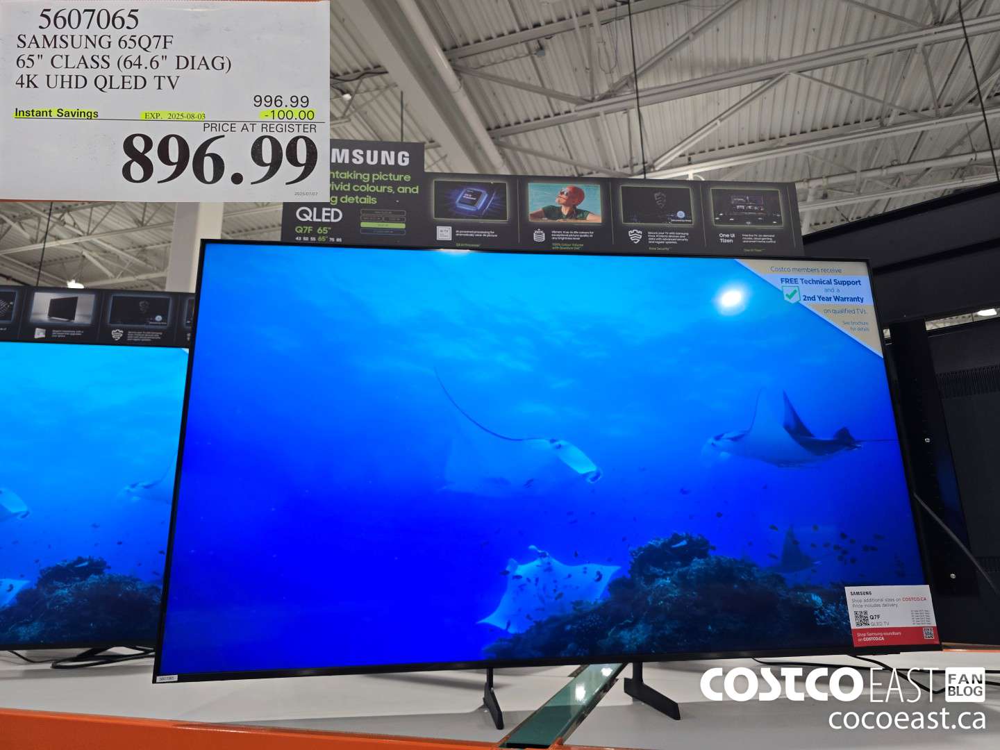 5607065 SAMSUNG 65Q7F 65