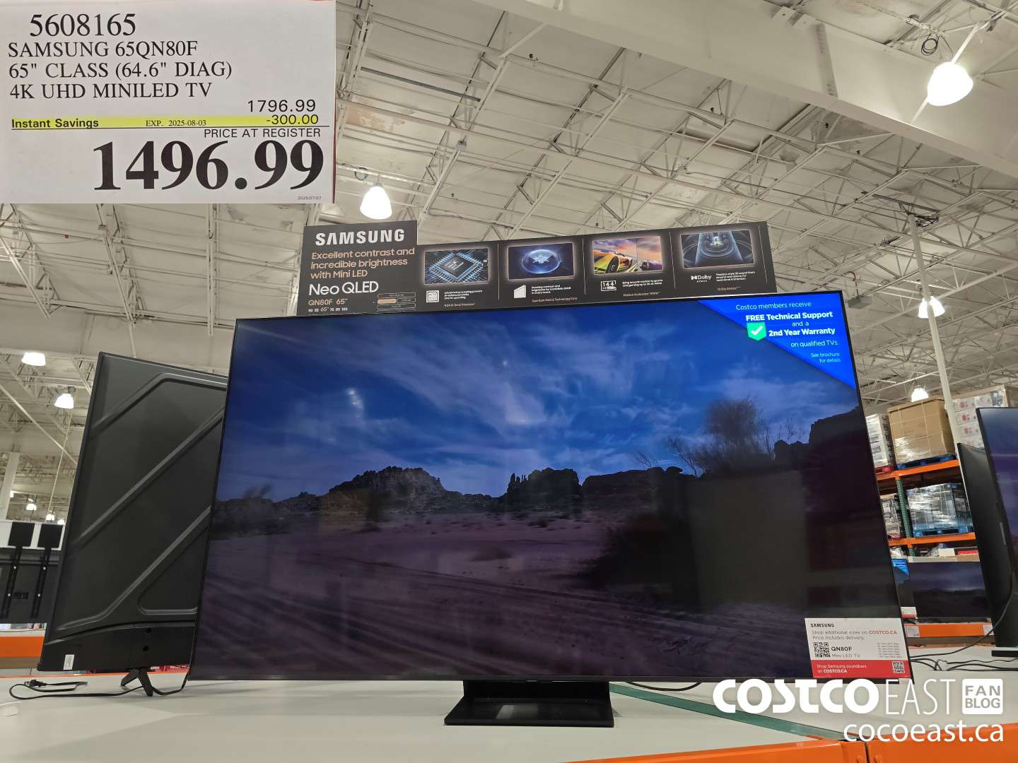 5608165 SAMSUNG 65QN80F 65