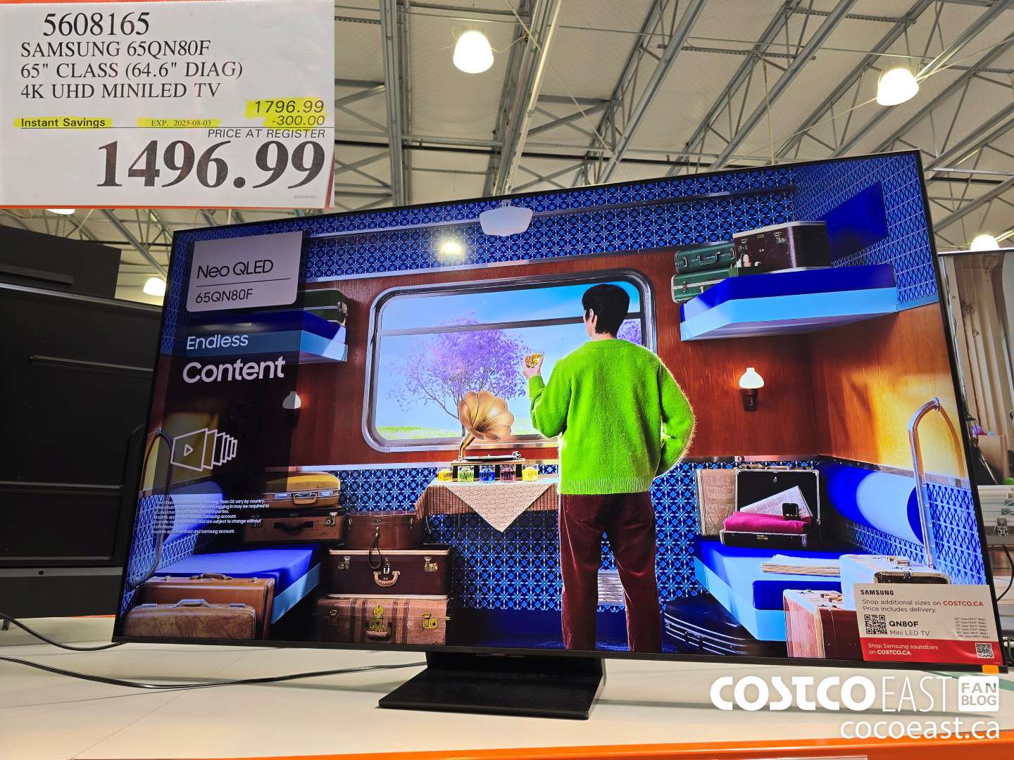 5608165 SAMSUNG 65QN80F 65