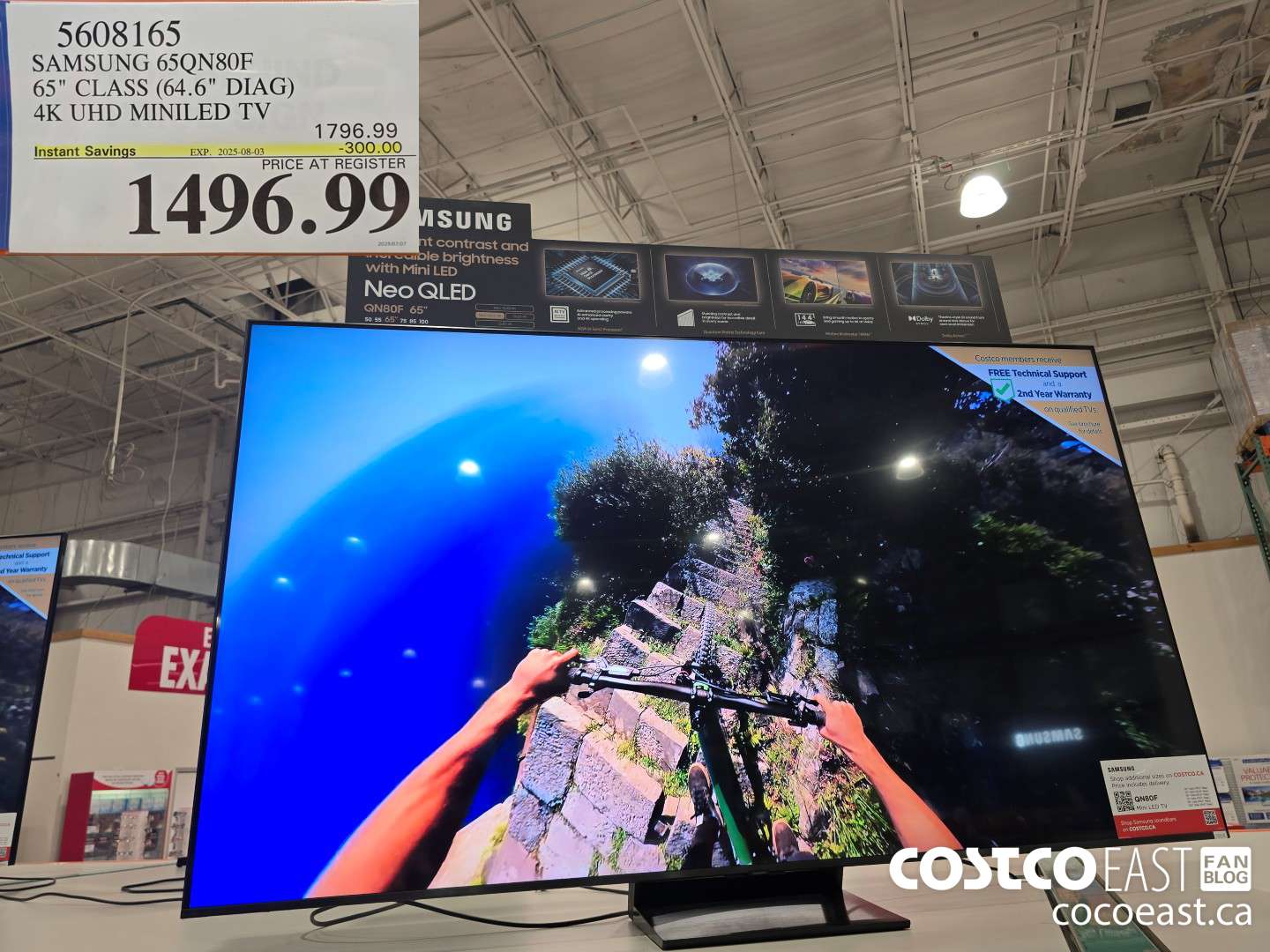 5608165 SAMSUNG 65QN80F 65