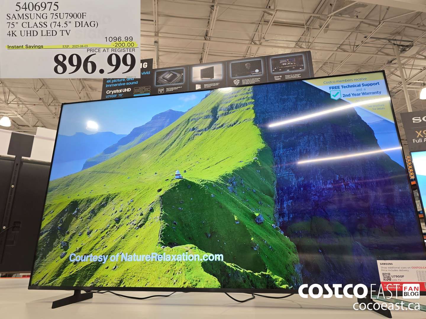 5406975 SAMSUNG 75U7900F 75