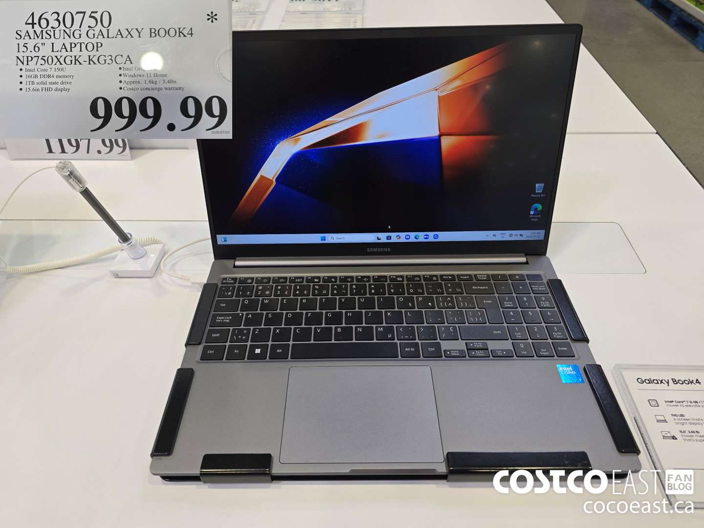 4630750 SAMSUNG GALAXY BOOK4 15.6