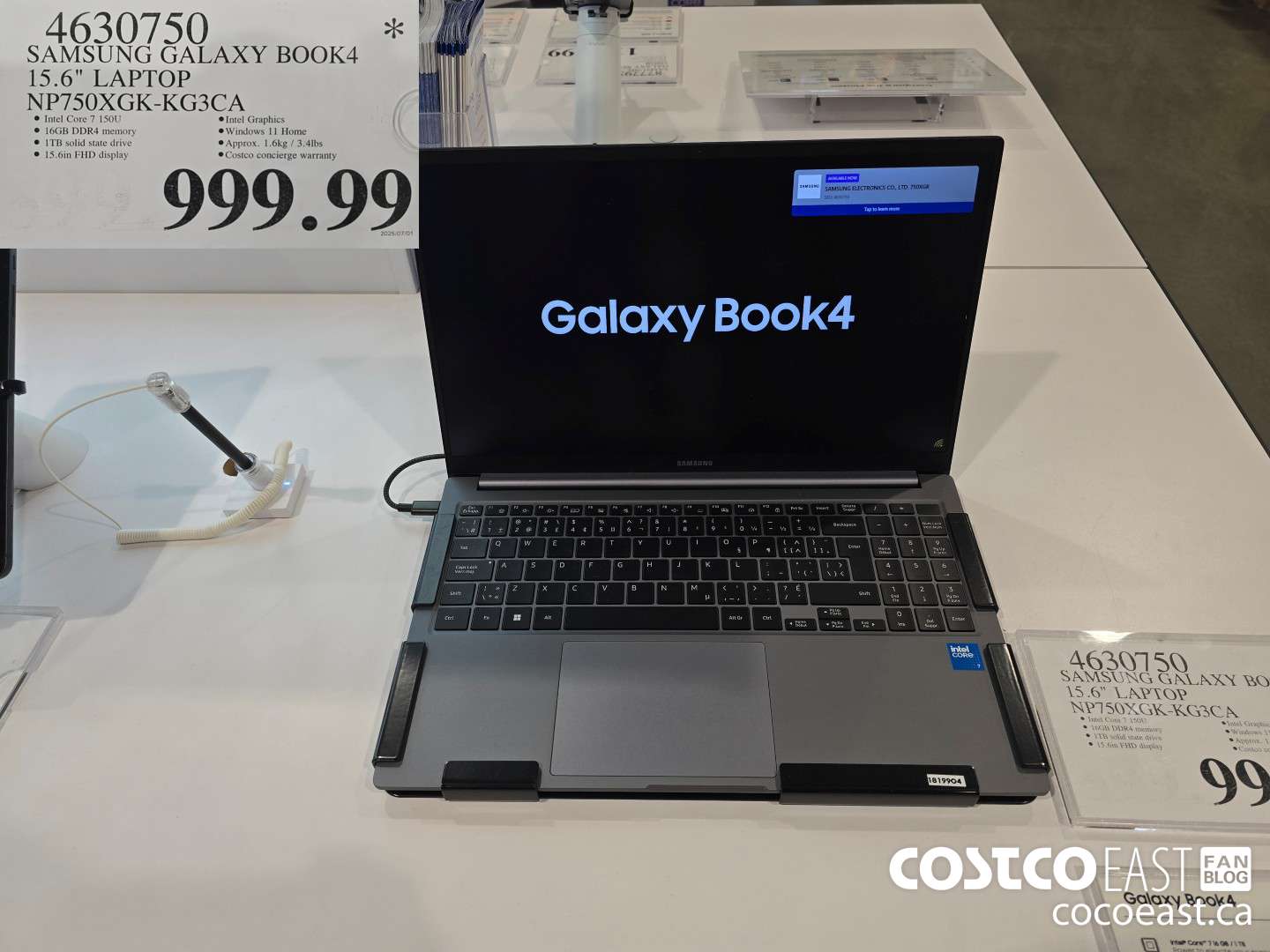 4630750 SAMSUNG GALAXY BOOK4 15.6